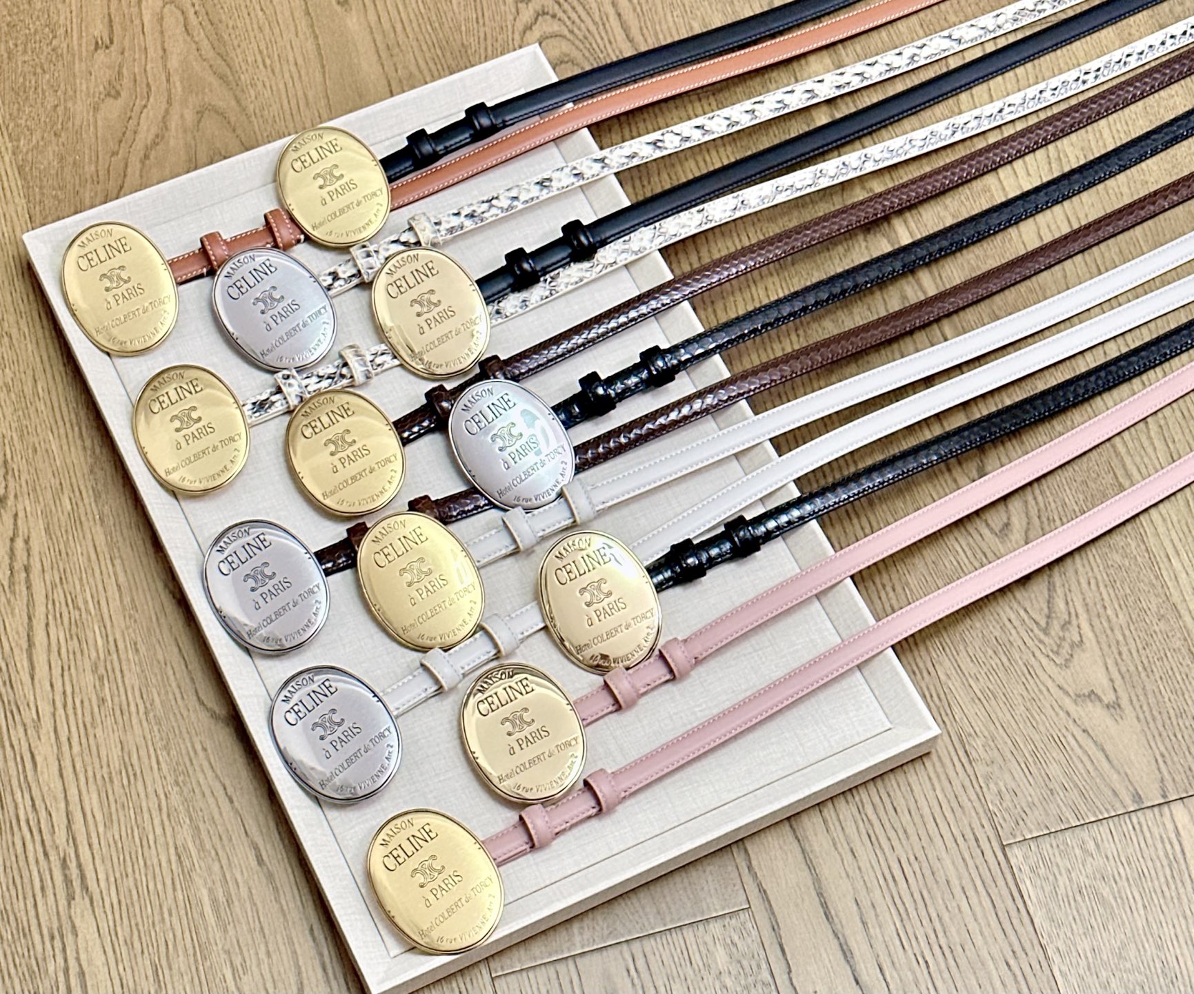 💥💥💥新款1.3cm赛琳大版型腰带，头层牛皮，长度：75.80.85.90.95.100.105.欧，铜