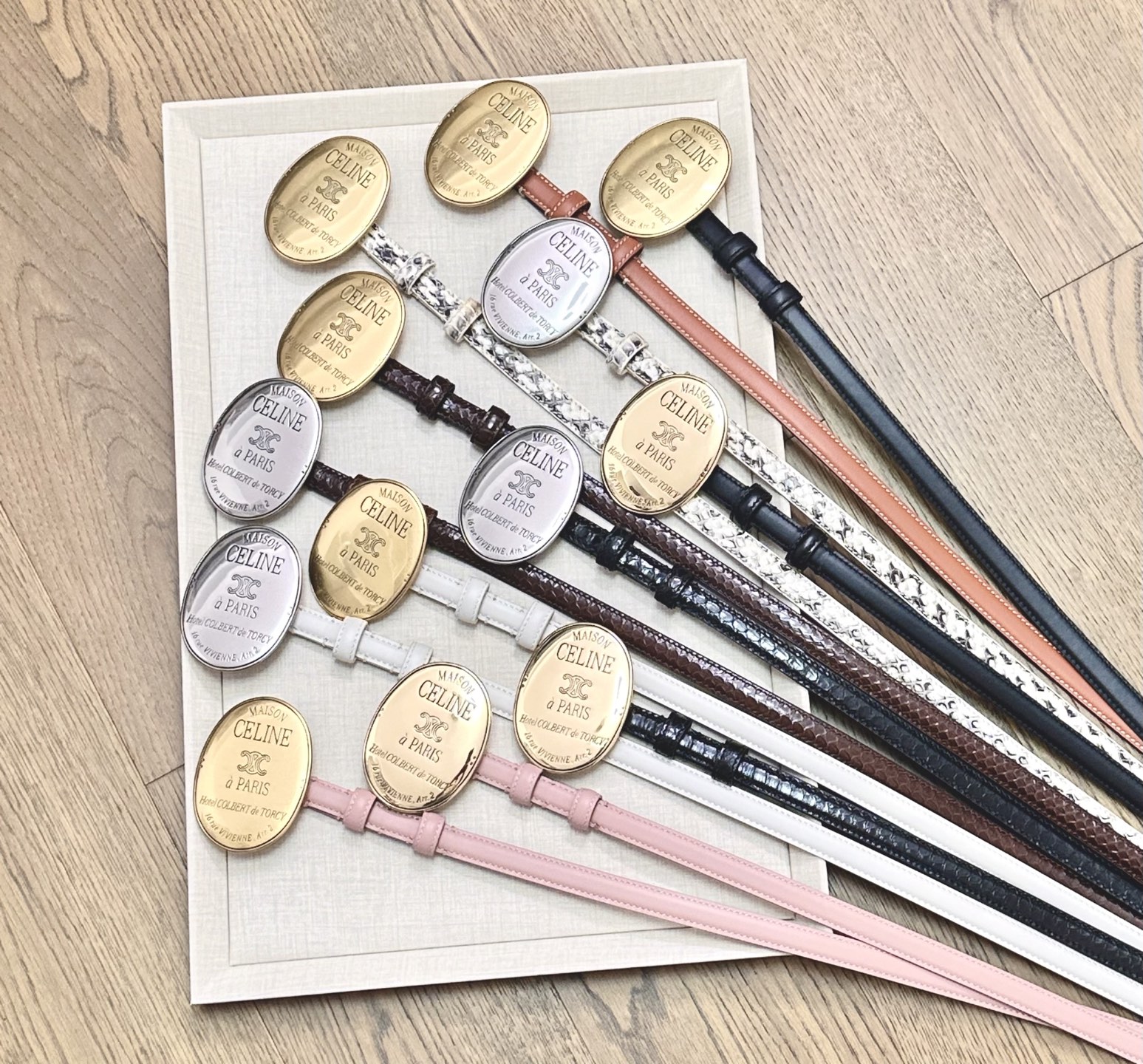 💥💥💥新款1.3cm赛琳大版型腰带，头层牛皮，长度：75.80.85.90.95.100.105.欧，铜