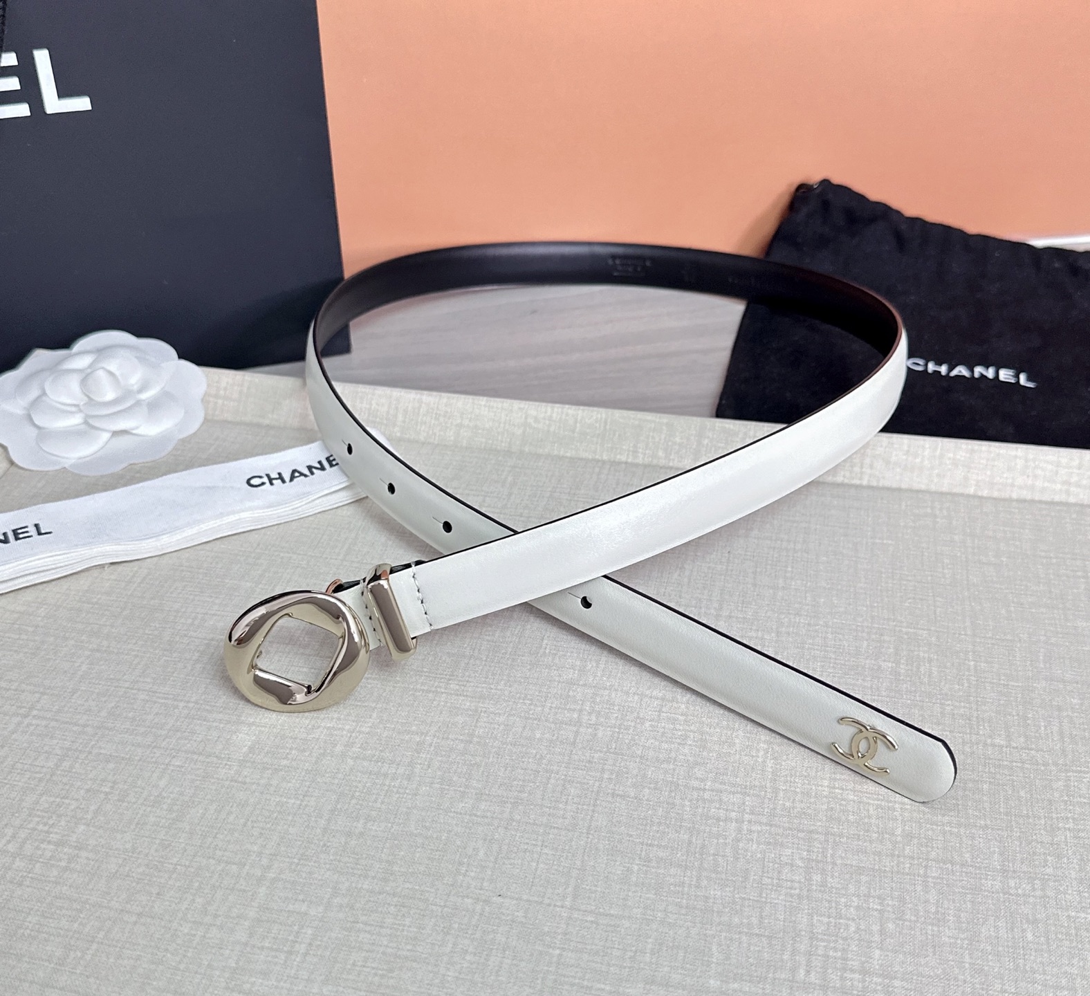 💥💥💥2.0cm香奈儿腰带，双面头层牛皮，长度：75.80.85.90.95.100欧，铜五金扣原版开模