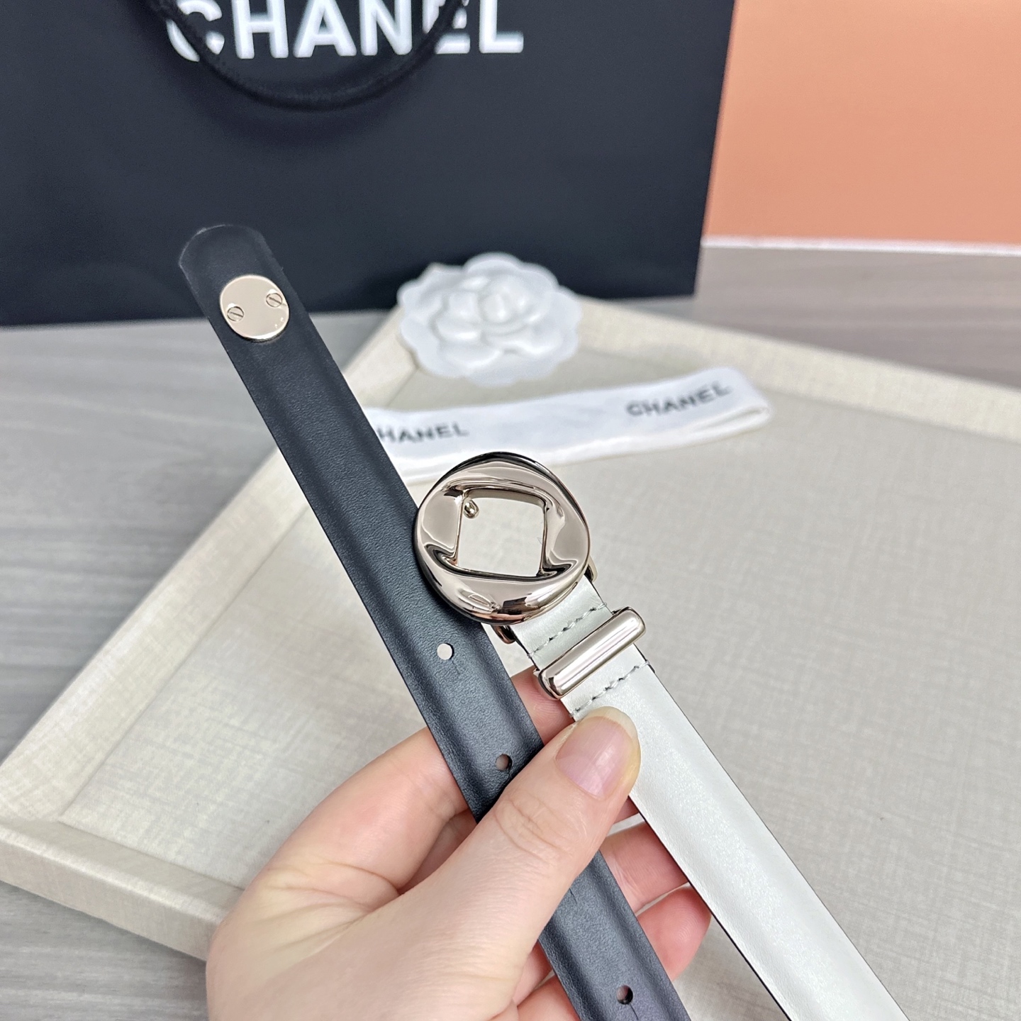 💥💥💥2.0cm香奈儿腰带，双面头层牛皮，长度：75.80.85.90.95.100欧，铜五金扣原版开模