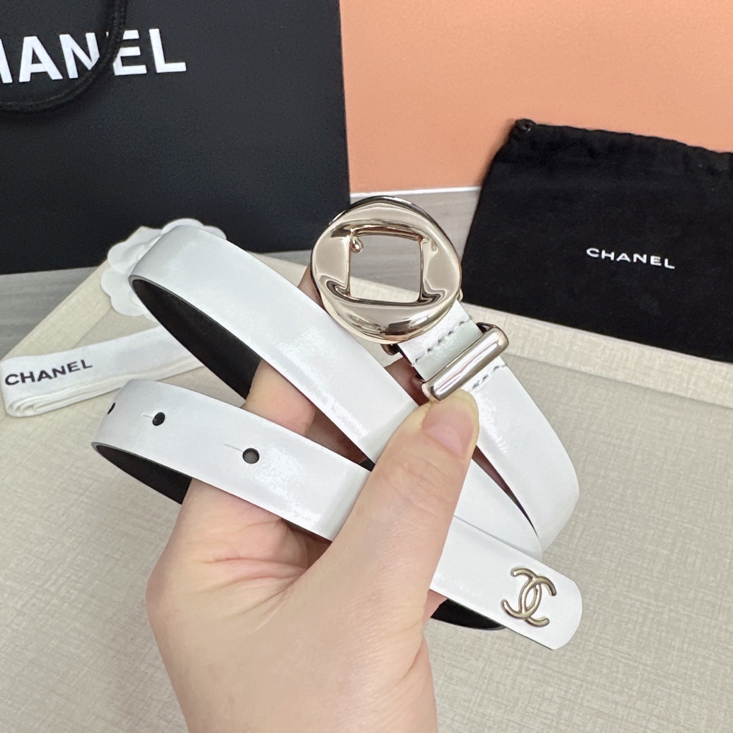 💥💥💥2.0cm香奈儿腰带，双面头层牛皮，长度：75.80.85.90.95.100欧，铜五金扣原版开模