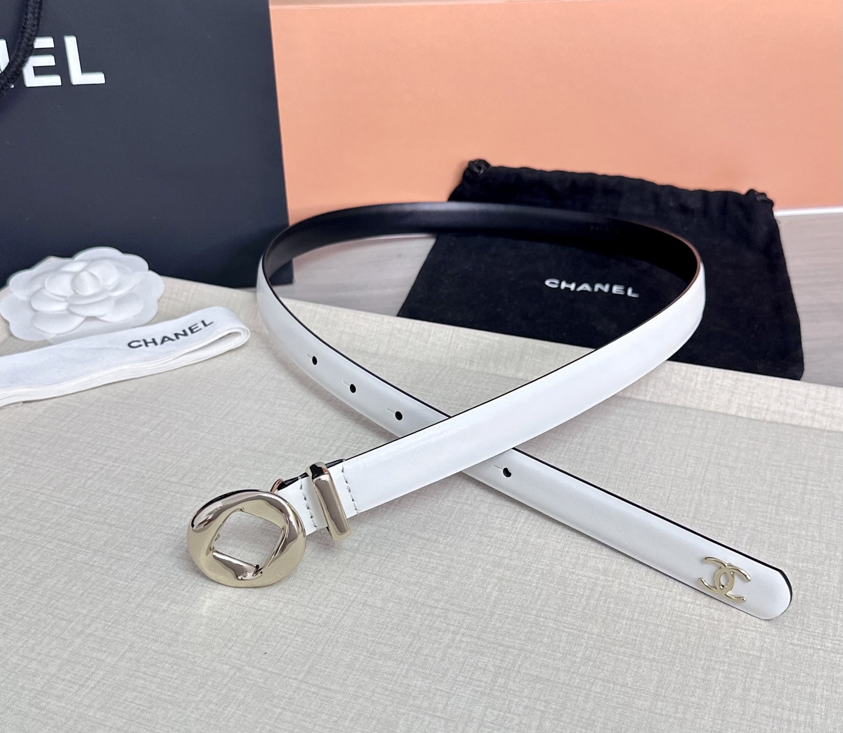 💥💥💥2.0cm香奈儿腰带，双面头层牛皮，长度：75.80.85.90.95.100欧，铜五金扣原版开模