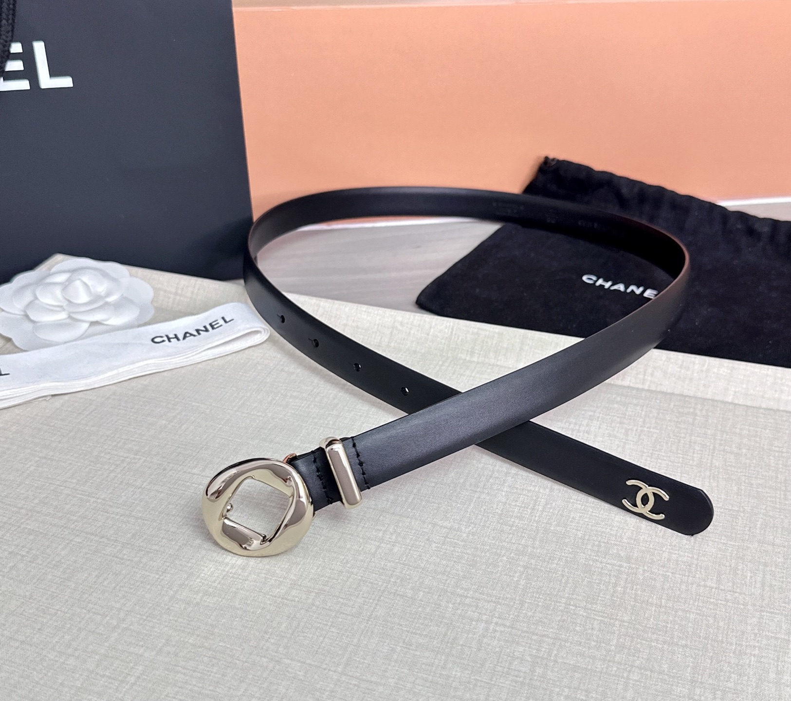 💥💥💥2.0cm香奈儿腰带，双面头层牛皮，长度：75.80.85.90.95.100欧，铜五金扣原版开模