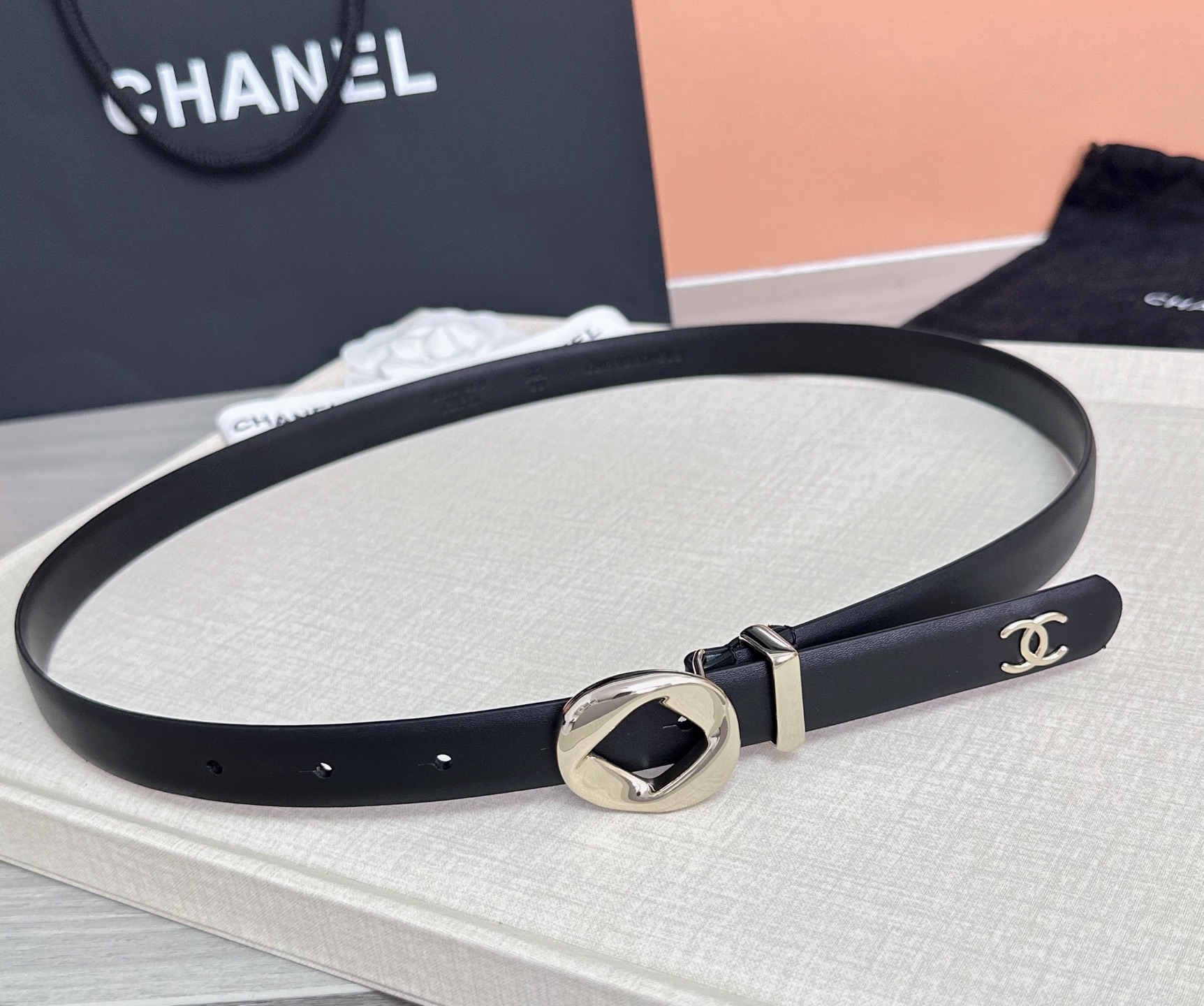 💥💥💥2.0cm香奈儿腰带，双面头层牛皮，长度：75.80.85.90.95.100欧，铜五金扣原版开模