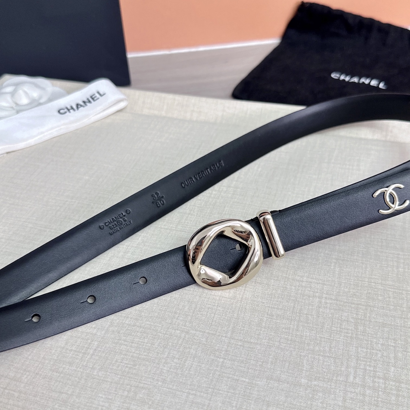 💥💥💥2.0cm香奈儿腰带，双面头层牛皮，长度：75.80.85.90.95.100欧，铜五金扣原版开模