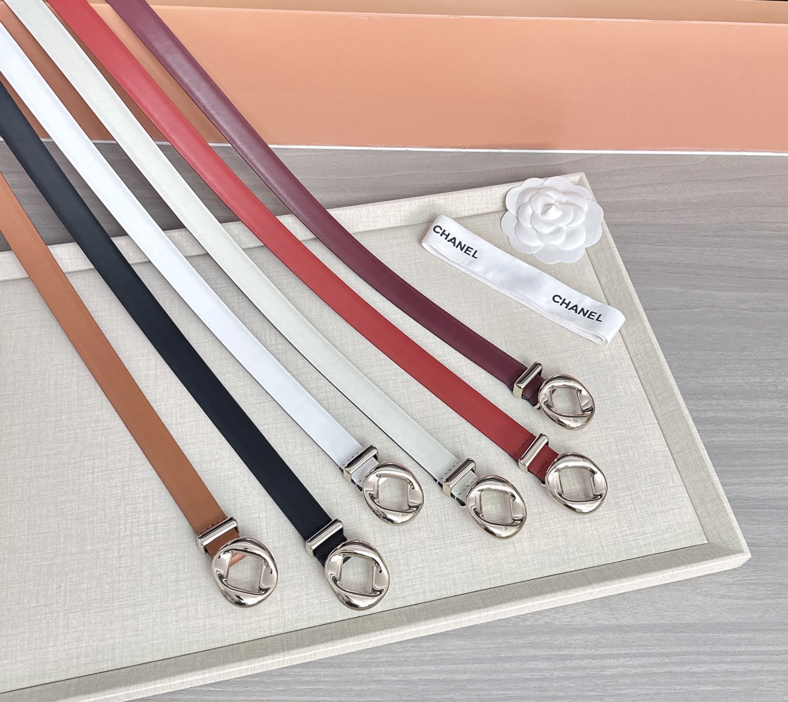 💥💥💥2.0cm香奈儿腰带，双面头层牛皮，长度：75.80.85.90.95.100欧，铜五金扣原版开模