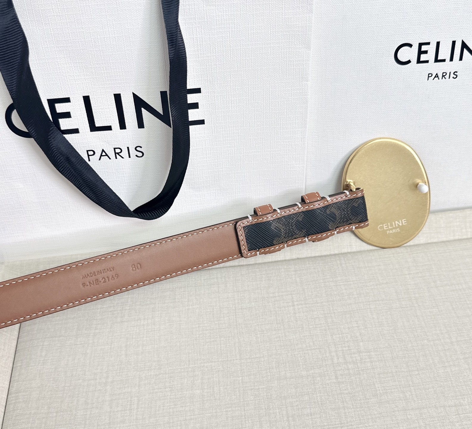 💥💥💥新款2.5cm赛琳大版型腰带，头层牛皮，长度：75.80.85.90.95.100.105.欧，铜