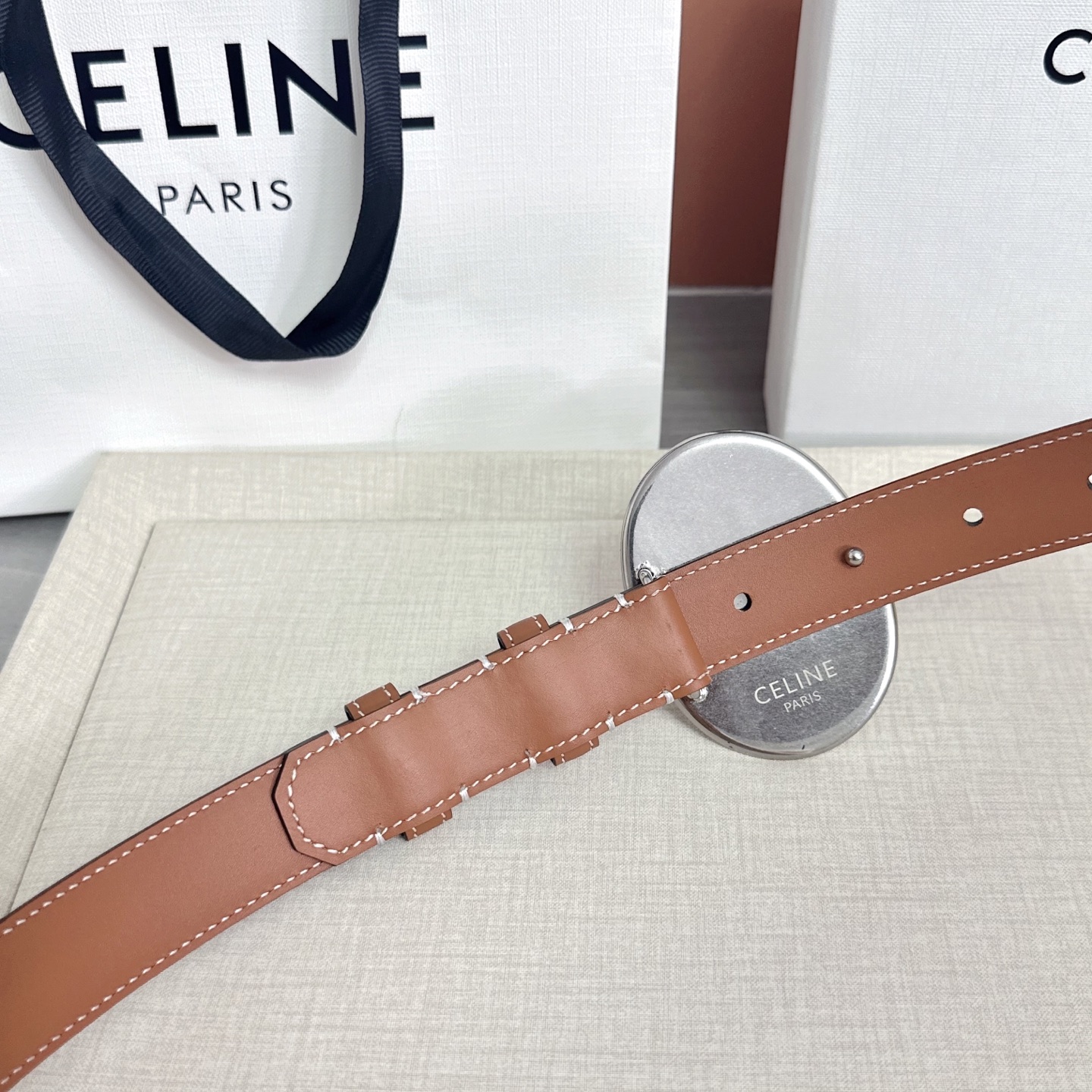 💥💥💥新款2.5cm赛琳大版型腰带，头层牛皮，长度：75.80.85.90.95.100.105.欧，铜