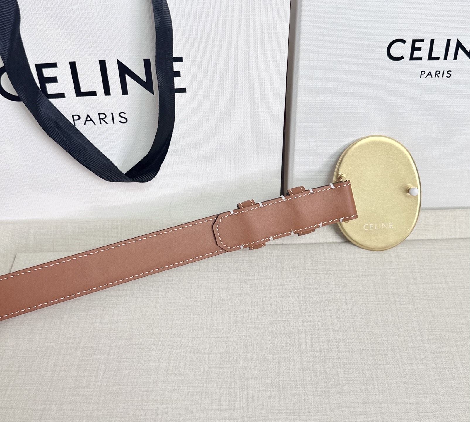 💥💥💥新款2.5cm赛琳大版型腰带，头层牛皮，长度：75.80.85.90.95.100.105.欧，铜