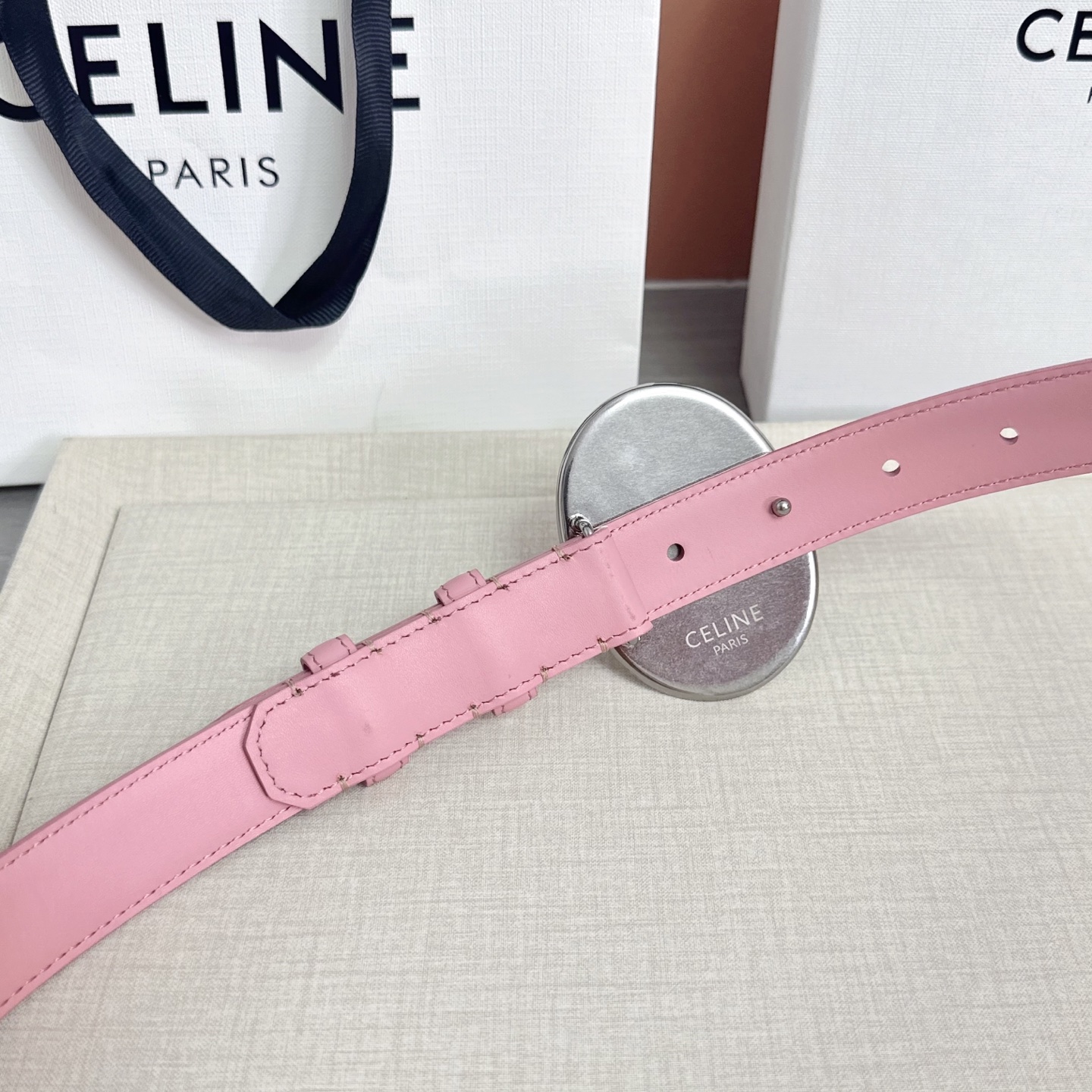 💥💥💥新款2.5cm赛琳大版型腰带，头层牛皮，长度：75.80.85.90.95.100.105.欧，铜