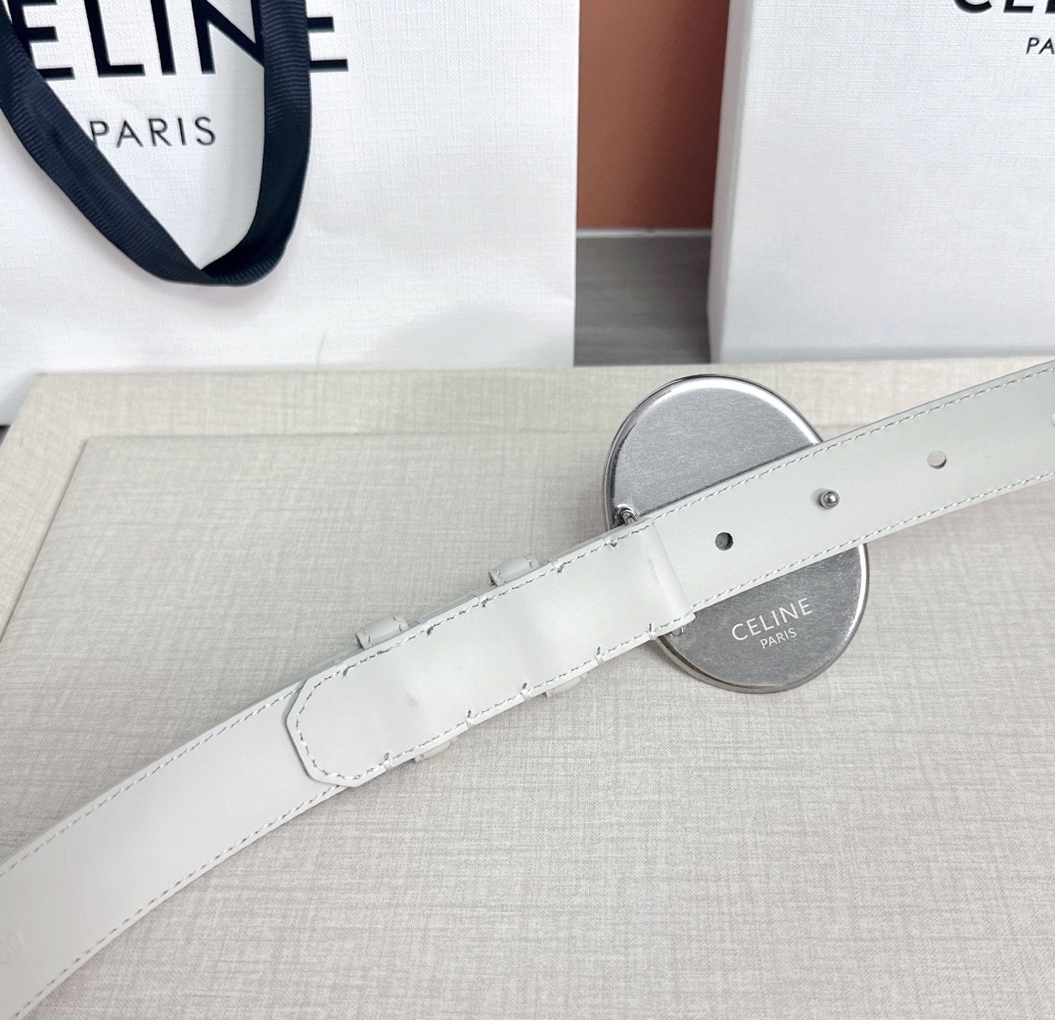 💥💥💥新款2.5cm赛琳大版型腰带，头层牛皮，长度：75.80.85.90.95.100.105.欧，铜