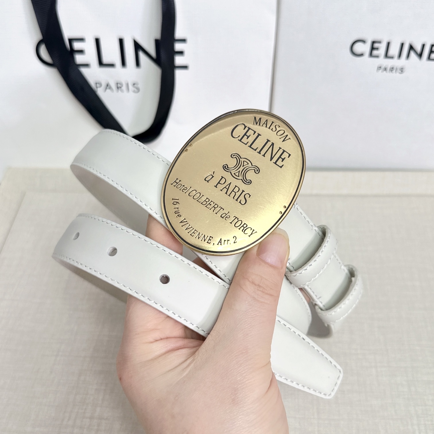 💥💥💥新款2.5cm赛琳大版型腰带，头层牛皮，长度：75.80.85.90.95.100.105.欧，铜