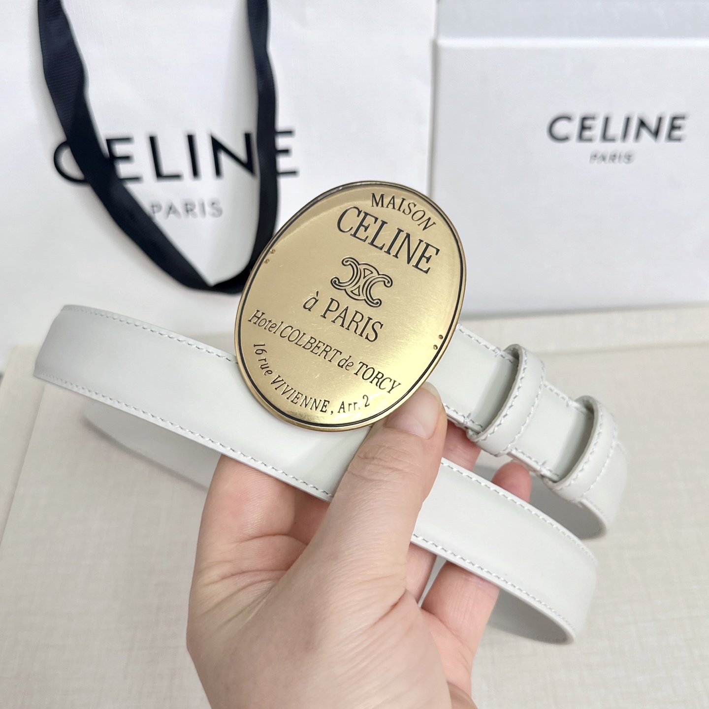 💥💥💥新款2.5cm赛琳大版型腰带，头层牛皮，长度：75.80.85.90.95.100.105.欧，铜