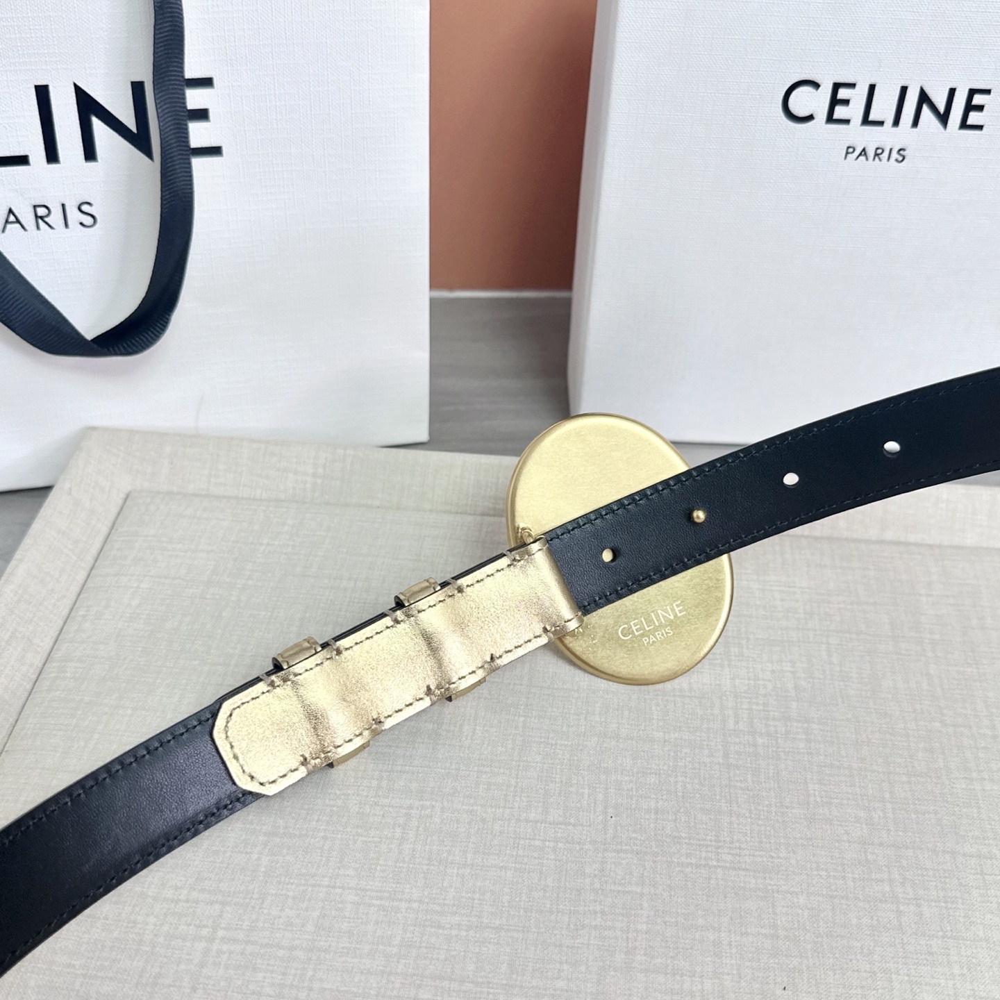 💥💥💥新款2.5cm赛琳大版型腰带，头层牛皮，长度：75.80.85.90.95.100.105.欧，铜