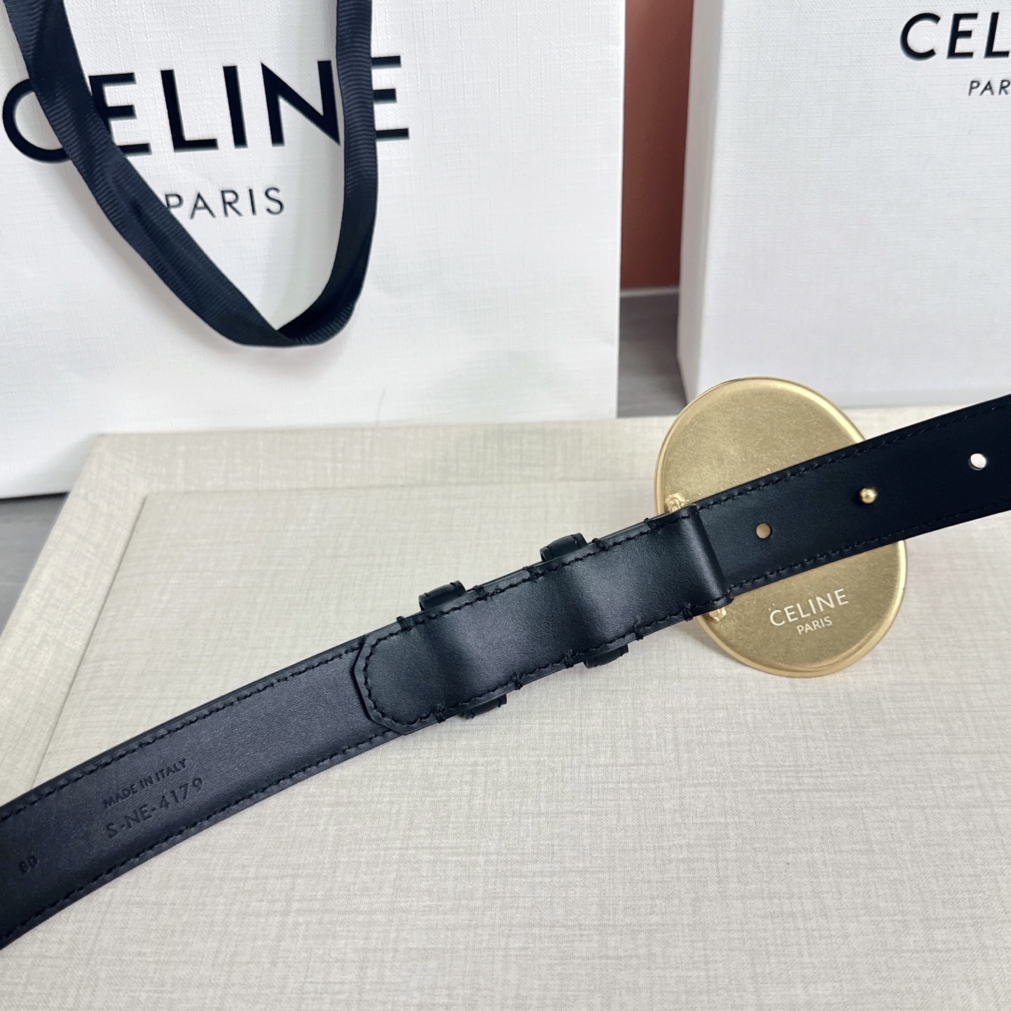 💥💥💥新款2.5cm赛琳大版型腰带，头层牛皮，长度：75.80.85.90.95.100.105.欧，铜