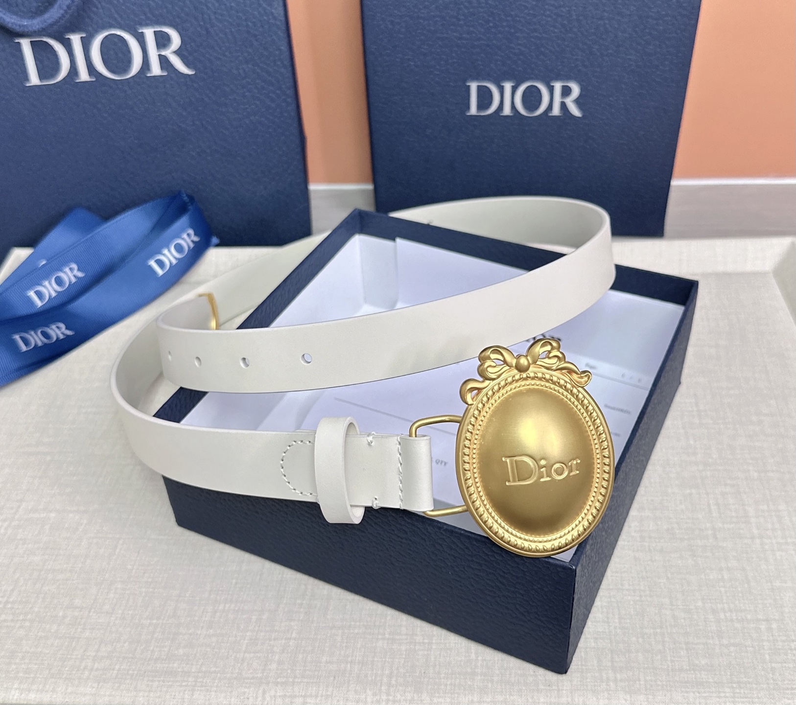 💥💥💥2.5cm迪奥Dior 腰带，头层牛皮，长度：75.80.85.90.95.100.105.110