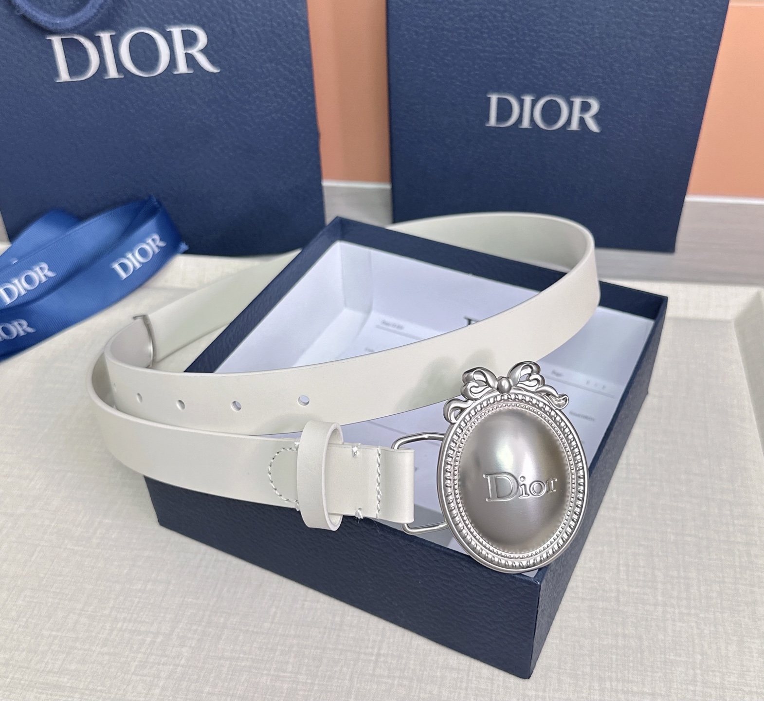 💥💥💥2.5cm迪奥Dior 腰带，头层牛皮，长度：75.80.85.90.95.100.105.110