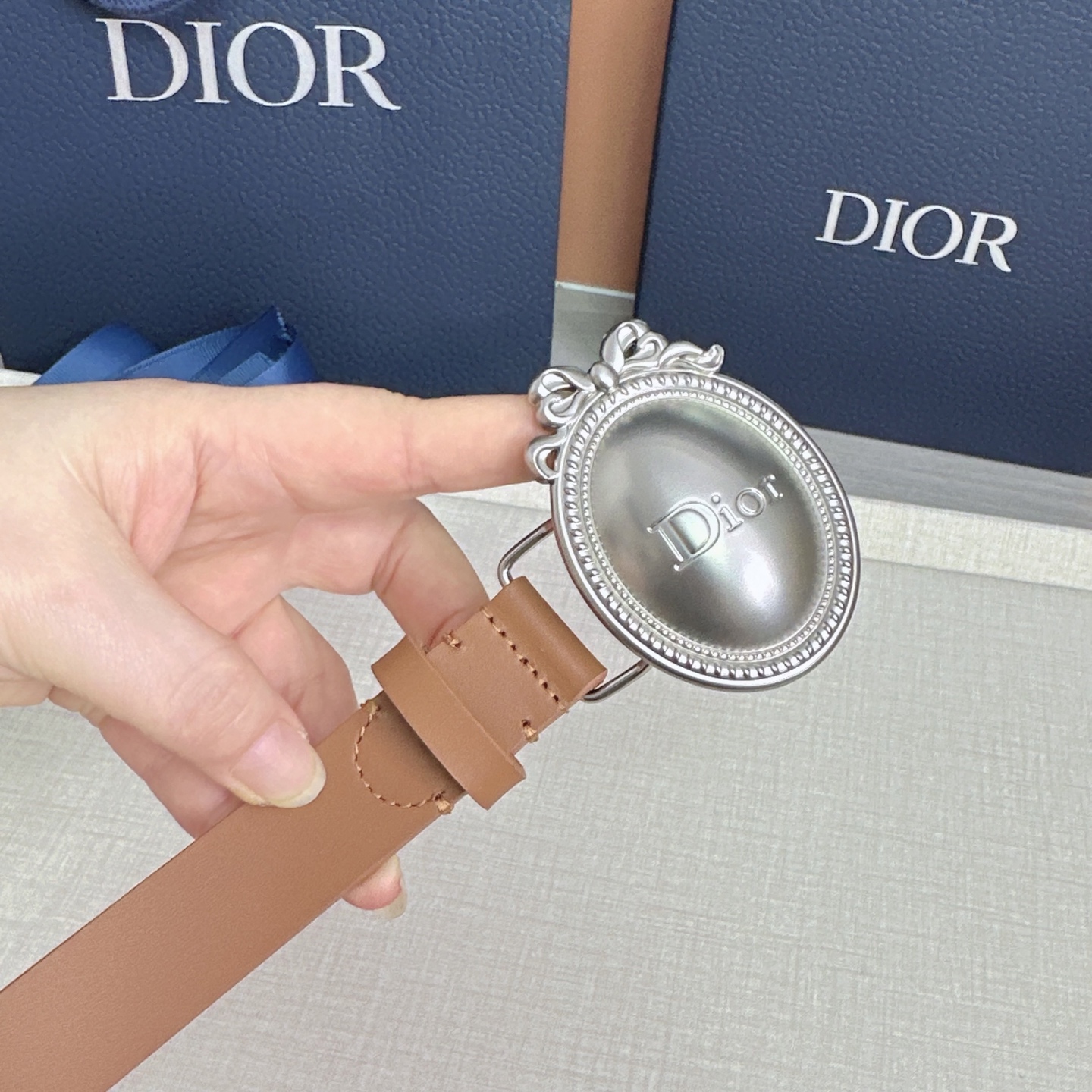 💥💥💥2.5cm迪奥Dior 腰带，头层牛皮，长度：75.80.85.90.95.100.105.110