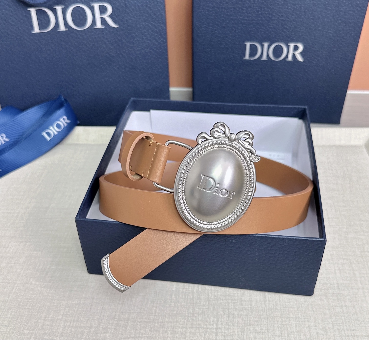 💥💥💥2.5cm迪奥Dior 腰带，头层牛皮，长度：75.80.85.90.95.100.105.110