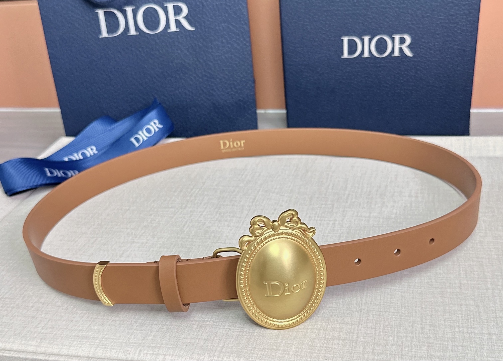 💥💥💥2.5cm迪奥Dior 腰带，头层牛皮，长度：75.80.85.90.95.100.105.110