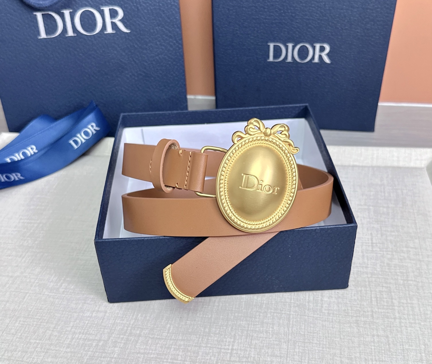 💥💥💥2.5cm迪奥Dior 腰带，头层牛皮，长度：75.80.85.90.95.100.105.110