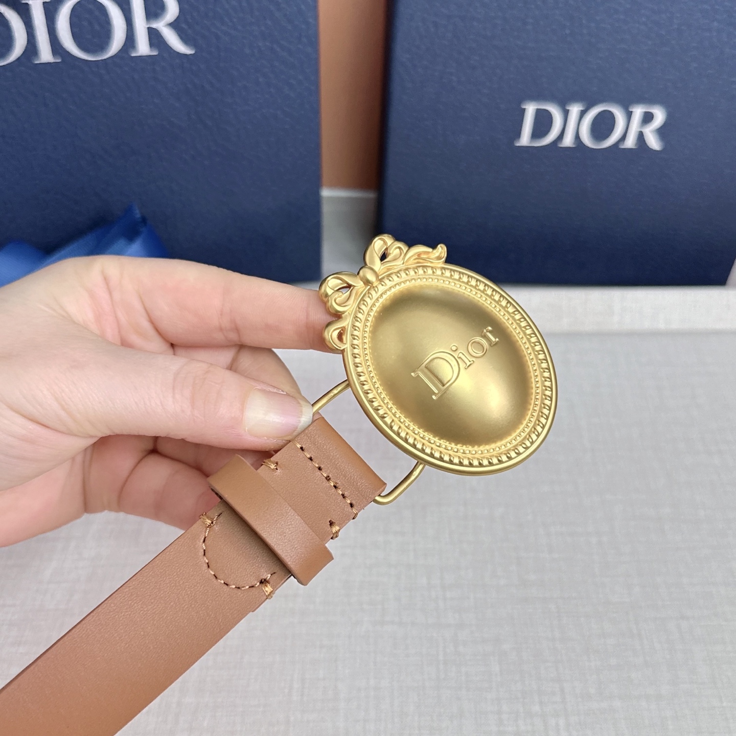 💥💥💥2.5cm迪奥Dior 腰带，头层牛皮，长度：75.80.85.90.95.100.105.110