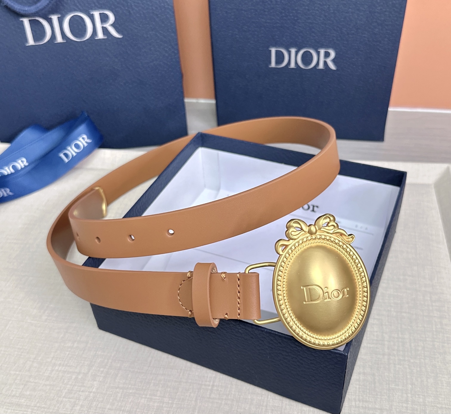 💥💥💥2.5cm迪奥Dior 腰带，头层牛皮，长度：75.80.85.90.95.100.105.110