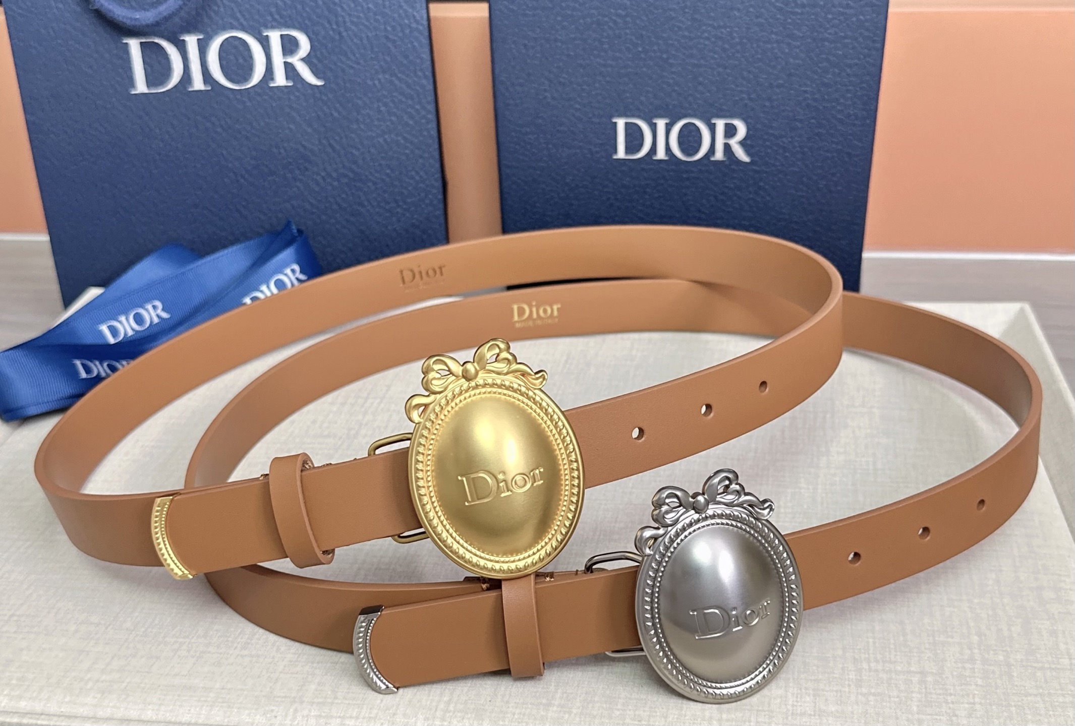 💥💥💥2.5cm迪奥Dior 腰带，头层牛皮，长度：75.80.85.90.95.100.105.110