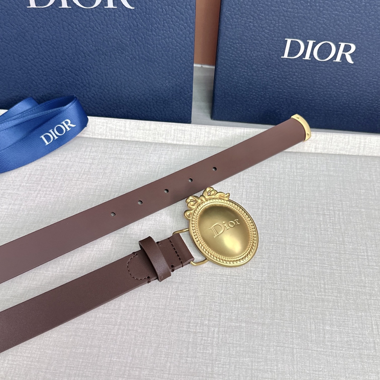 💥💥💥2.5cm迪奥Dior 腰带，头层牛皮，长度：75.80.85.90.95.100.105.110