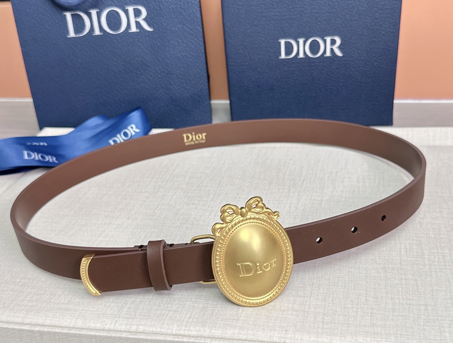 💥💥💥2.5cm迪奥Dior 腰带，头层牛皮，长度：75.80.85.90.95.100.105.110