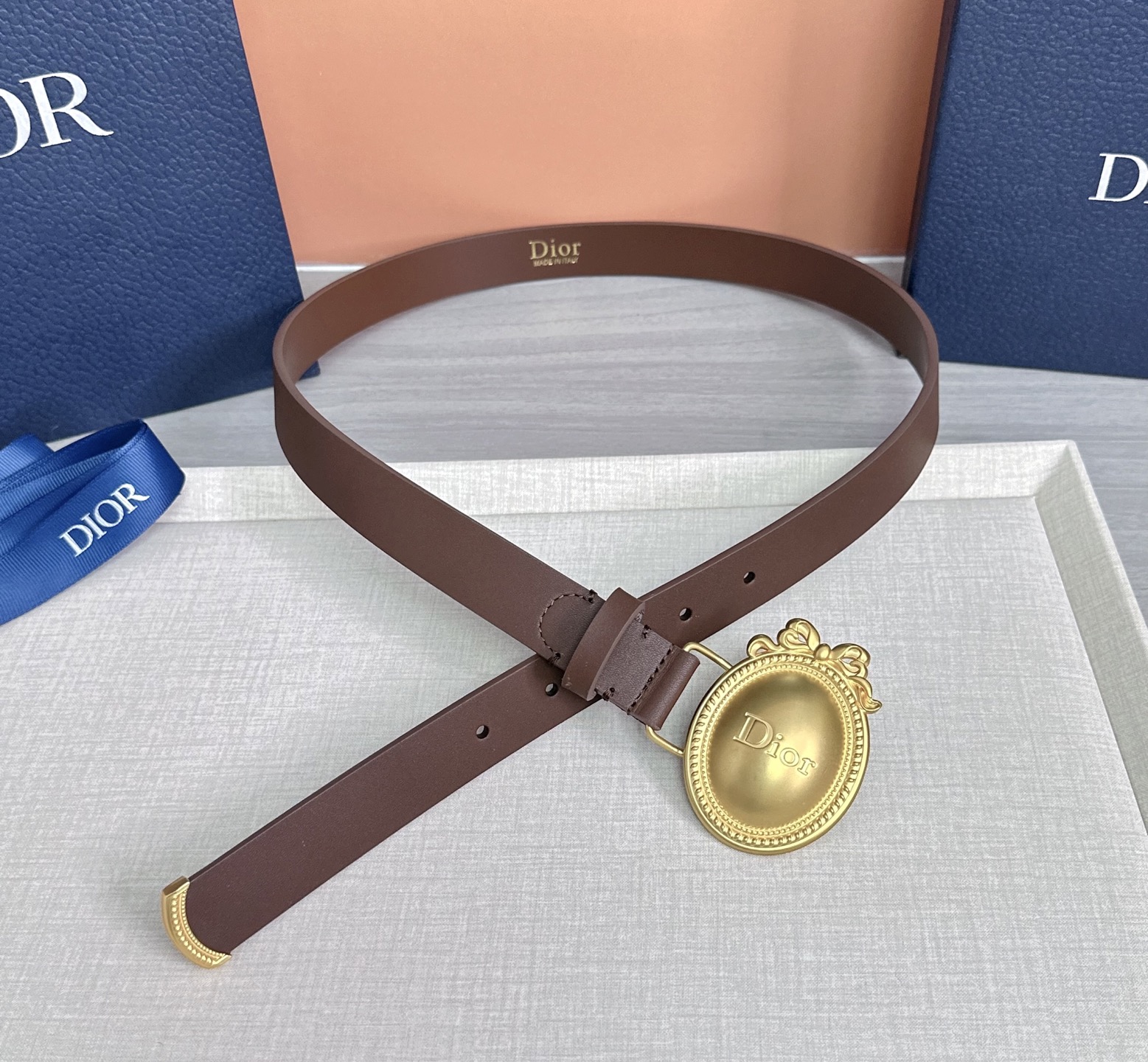 💥💥💥2.5cm迪奥Dior 腰带，头层牛皮，长度：75.80.85.90.95.100.105.110