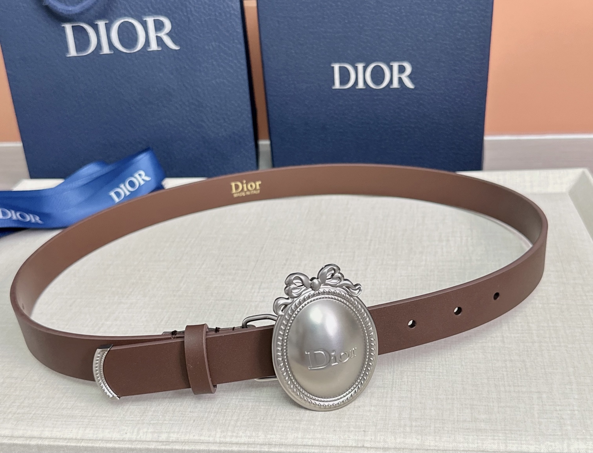 💥💥💥2.5cm迪奥Dior 腰带，头层牛皮，长度：75.80.85.90.95.100.105.110