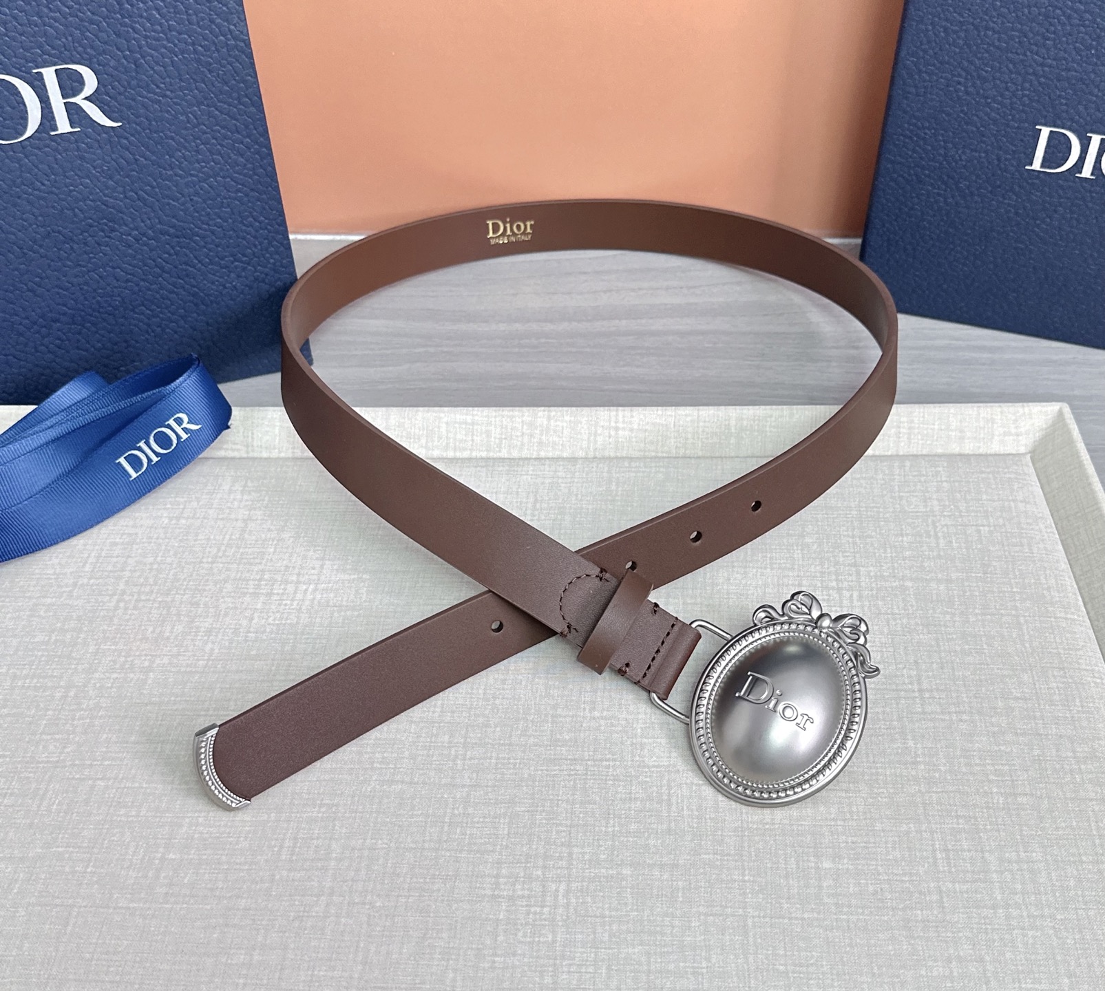 💥💥💥2.5cm迪奥Dior 腰带，头层牛皮，长度：75.80.85.90.95.100.105.110