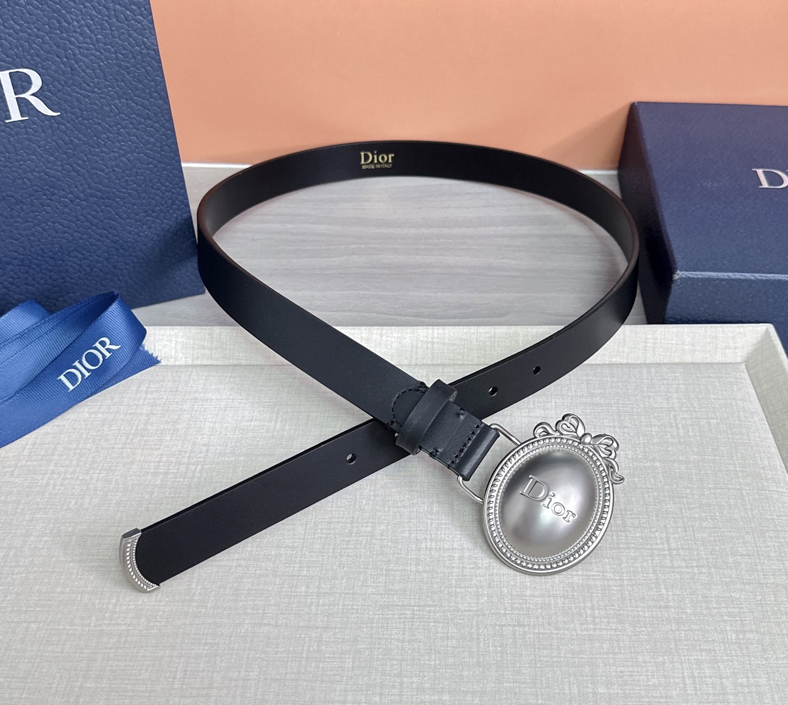 💥💥💥2.5cm迪奥Dior 腰带，头层牛皮，长度：75.80.85.90.95.100.105.110