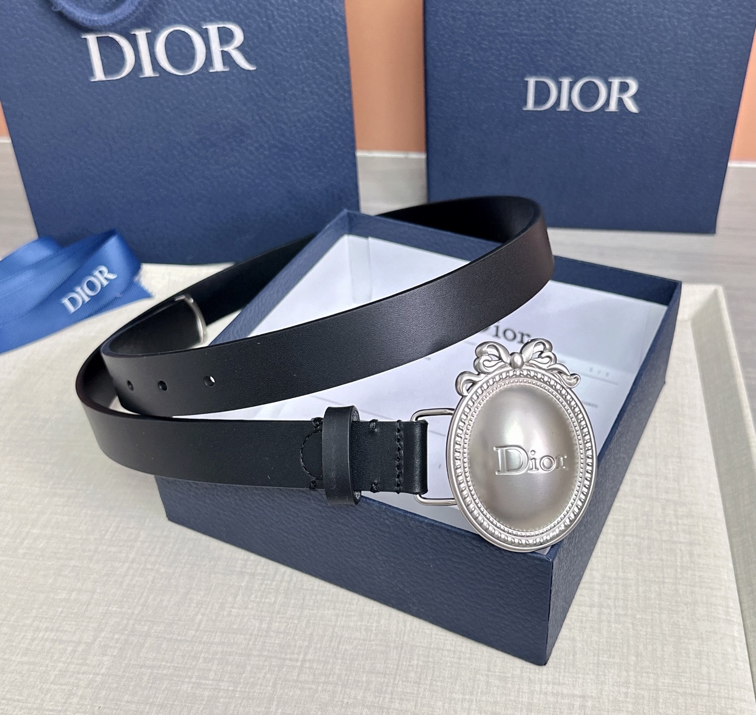 💥💥💥2.5cm迪奥Dior 腰带，头层牛皮，长度：75.80.85.90.95.100.105.110