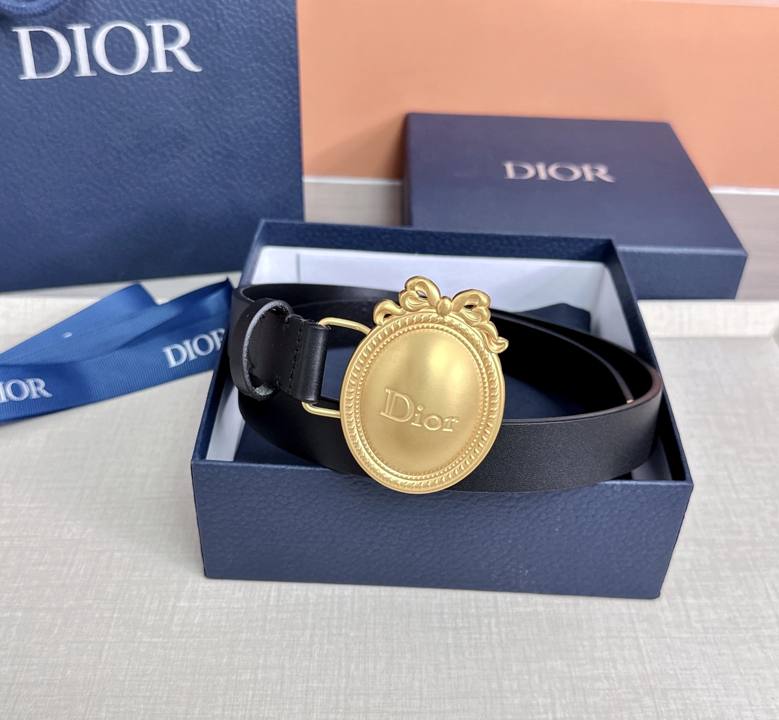 💥💥💥2.5cm迪奥Dior 腰带，头层牛皮，长度：75.80.85.90.95.100.105.110