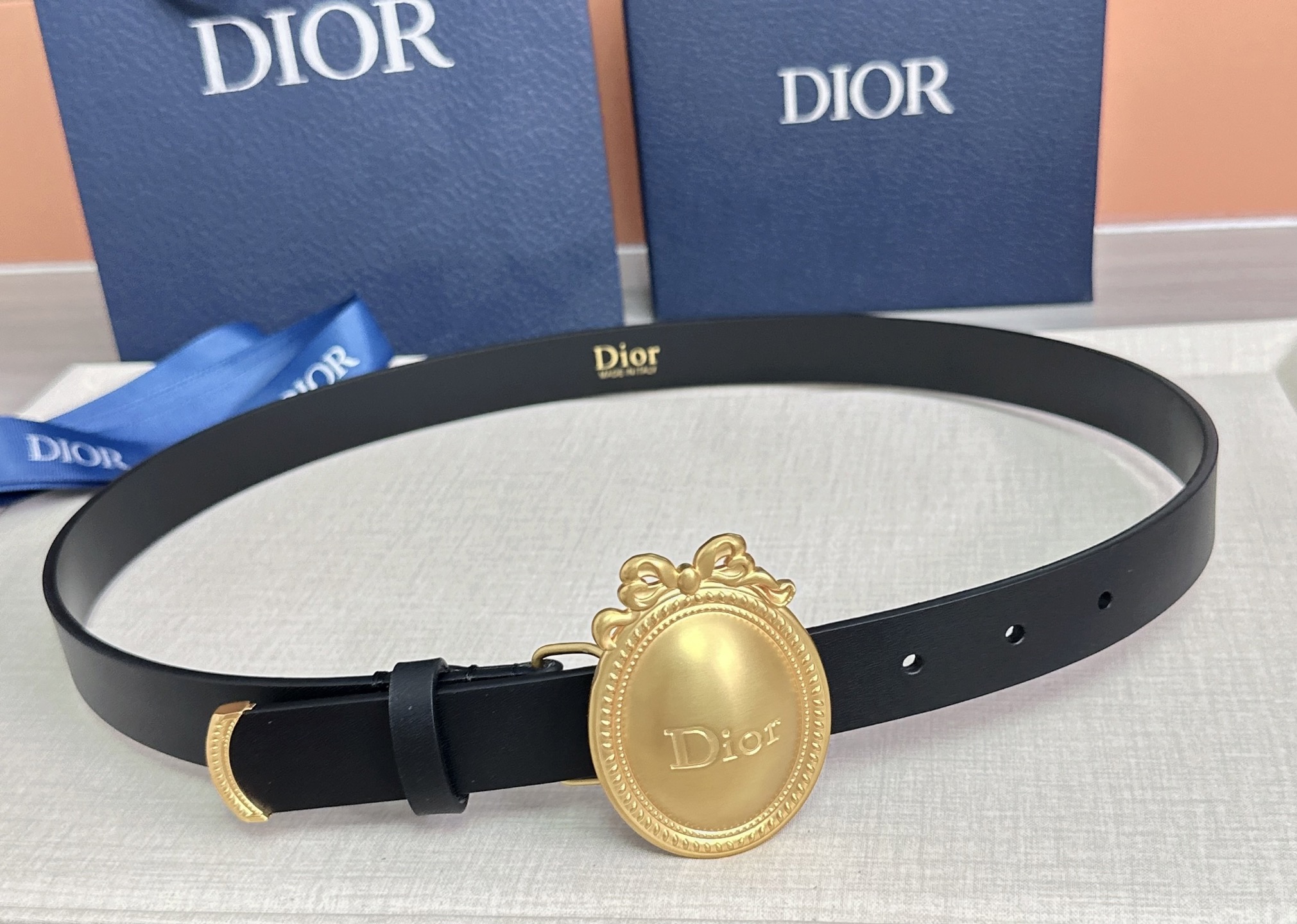 💥💥💥2.5cm迪奥Dior 腰带，头层牛皮，长度：75.80.85.90.95.100.105.110