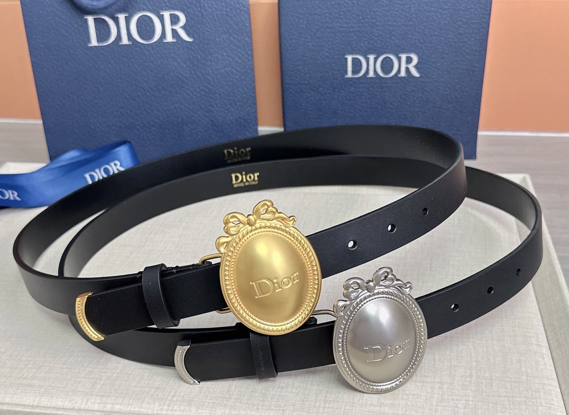 💥💥💥2.5cm迪奥Dior 腰带，头层牛皮，长度：75.80.85.90.95.100.105.110