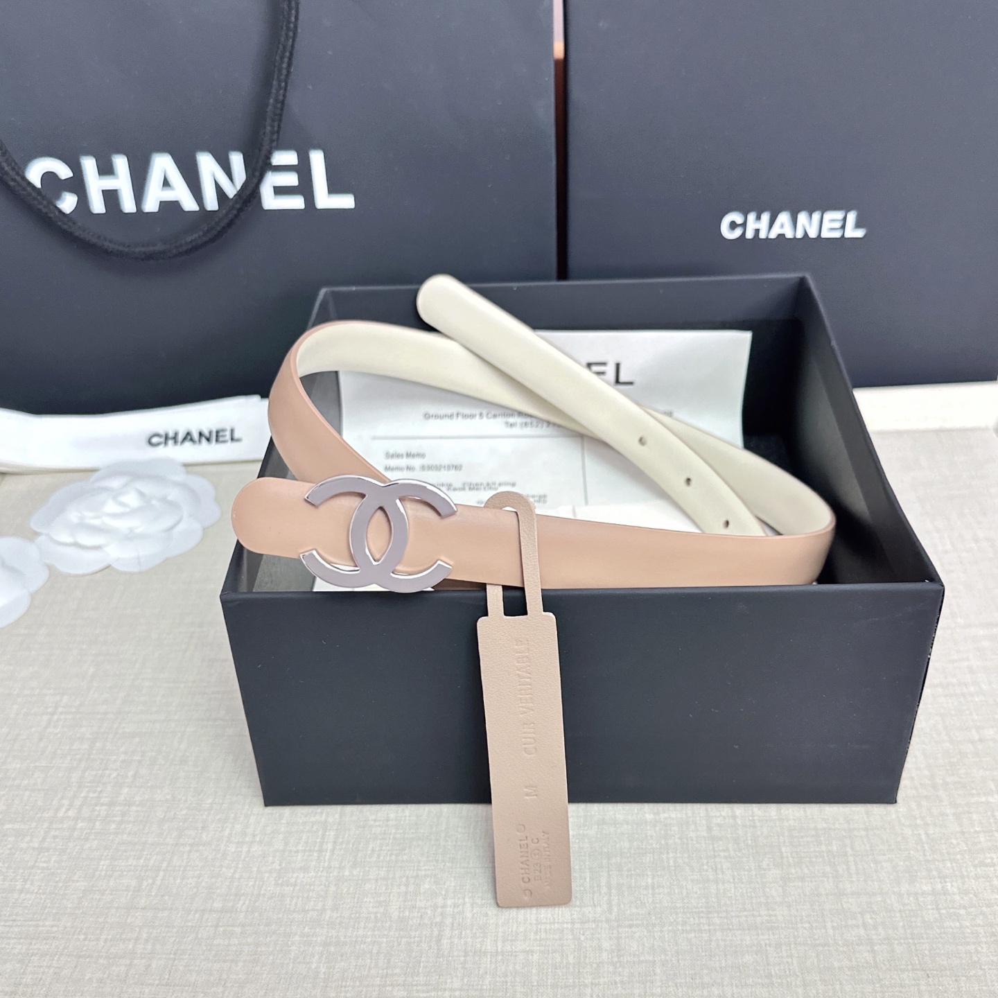 💥💥💥CHANEL 2.5cm香奈儿腰带  时尚优雅，高端大气，长度:75.80.85.90.95.10