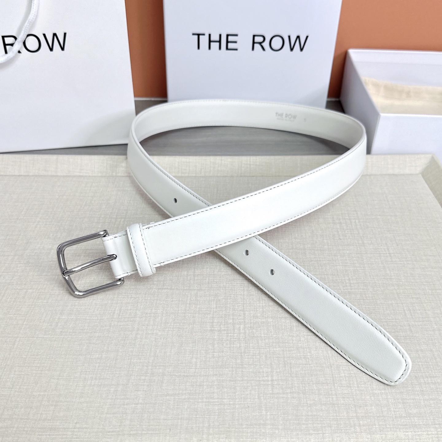 💥💥💥THE ROW 3.0cm腰带，头层牛皮，长度：75.80.85.90.95.100.105.11
