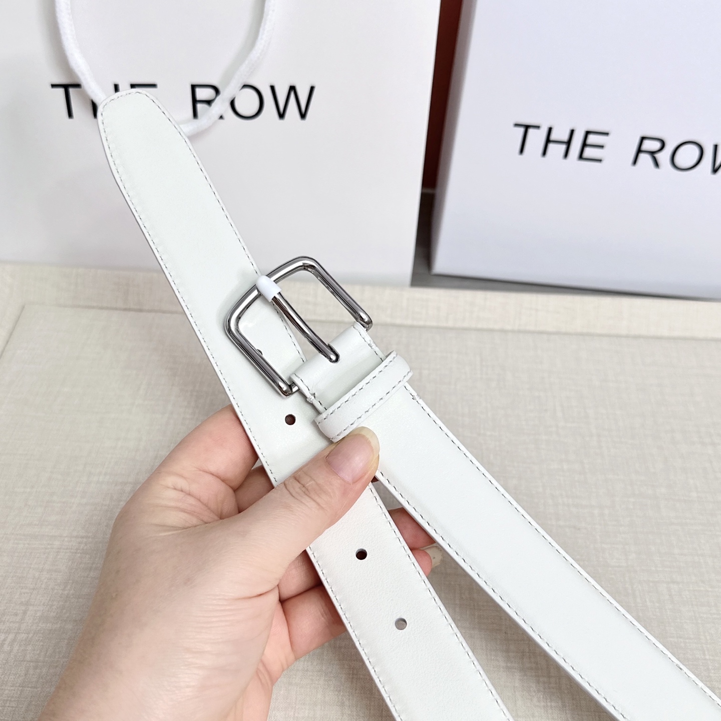 💥💥💥THE ROW 3.0cm腰带，头层牛皮，长度：75.80.85.90.95.100.105.11