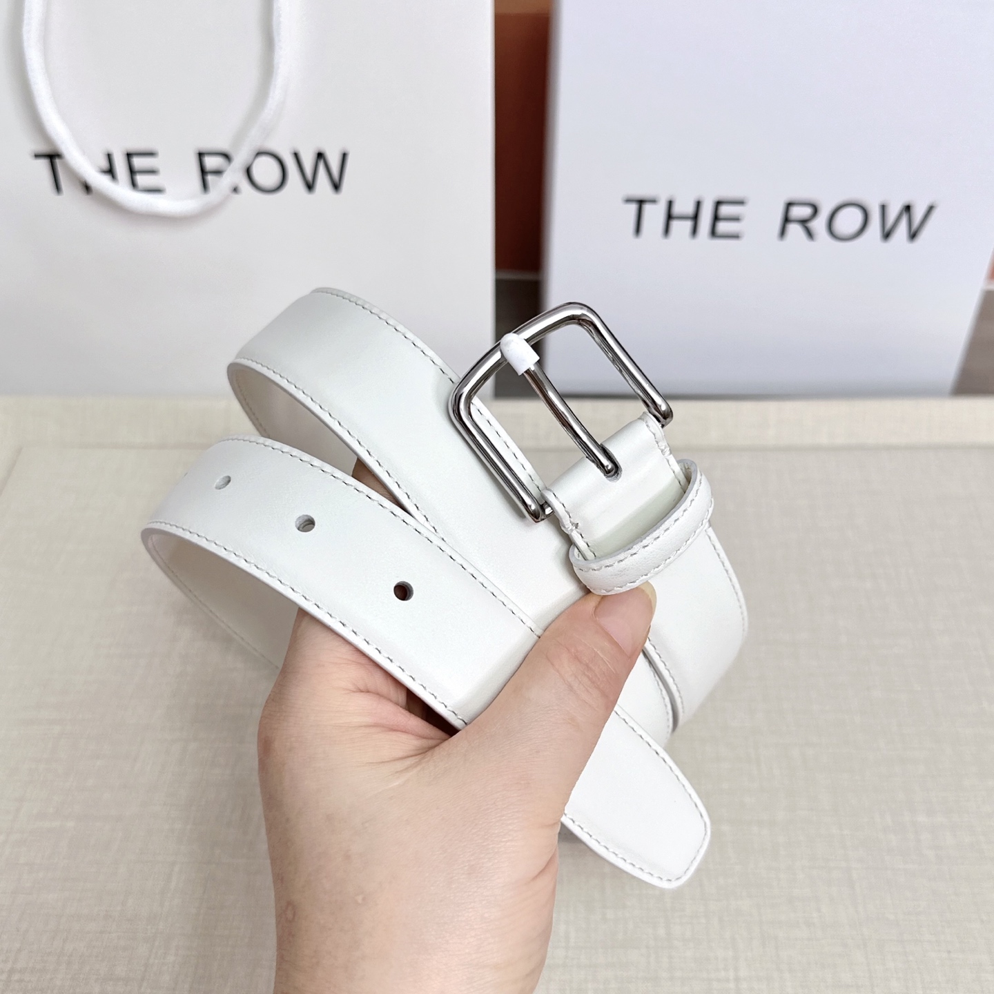 💥💥💥THE ROW 3.0cm腰带，头层牛皮，长度：75.80.85.90.95.100.105.11