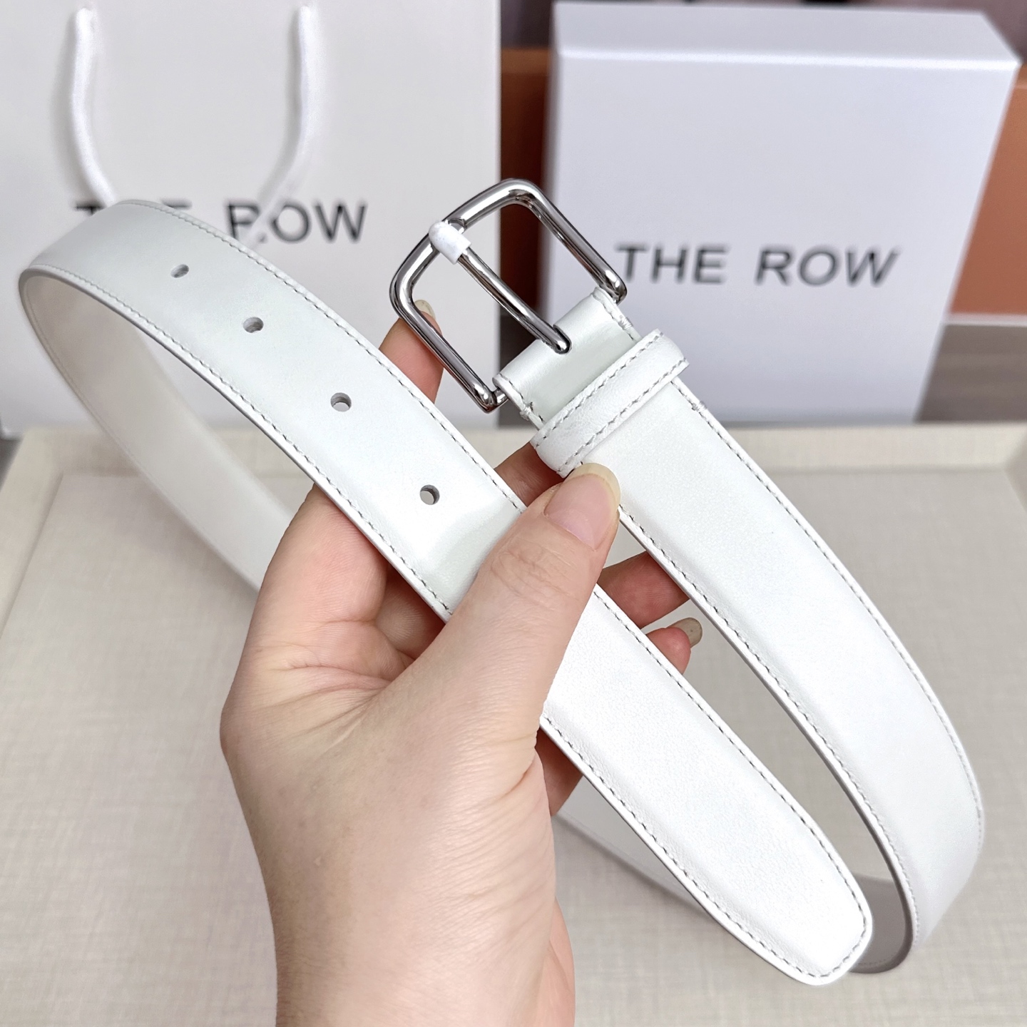 💥💥💥THE ROW 3.0cm腰带，头层牛皮，长度：75.80.85.90.95.100.105.11