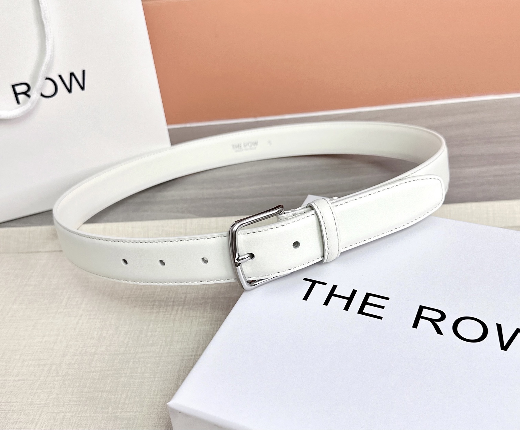 💥💥💥THE ROW 3.0cm腰带，头层牛皮，长度：75.80.85.90.95.100.105.11