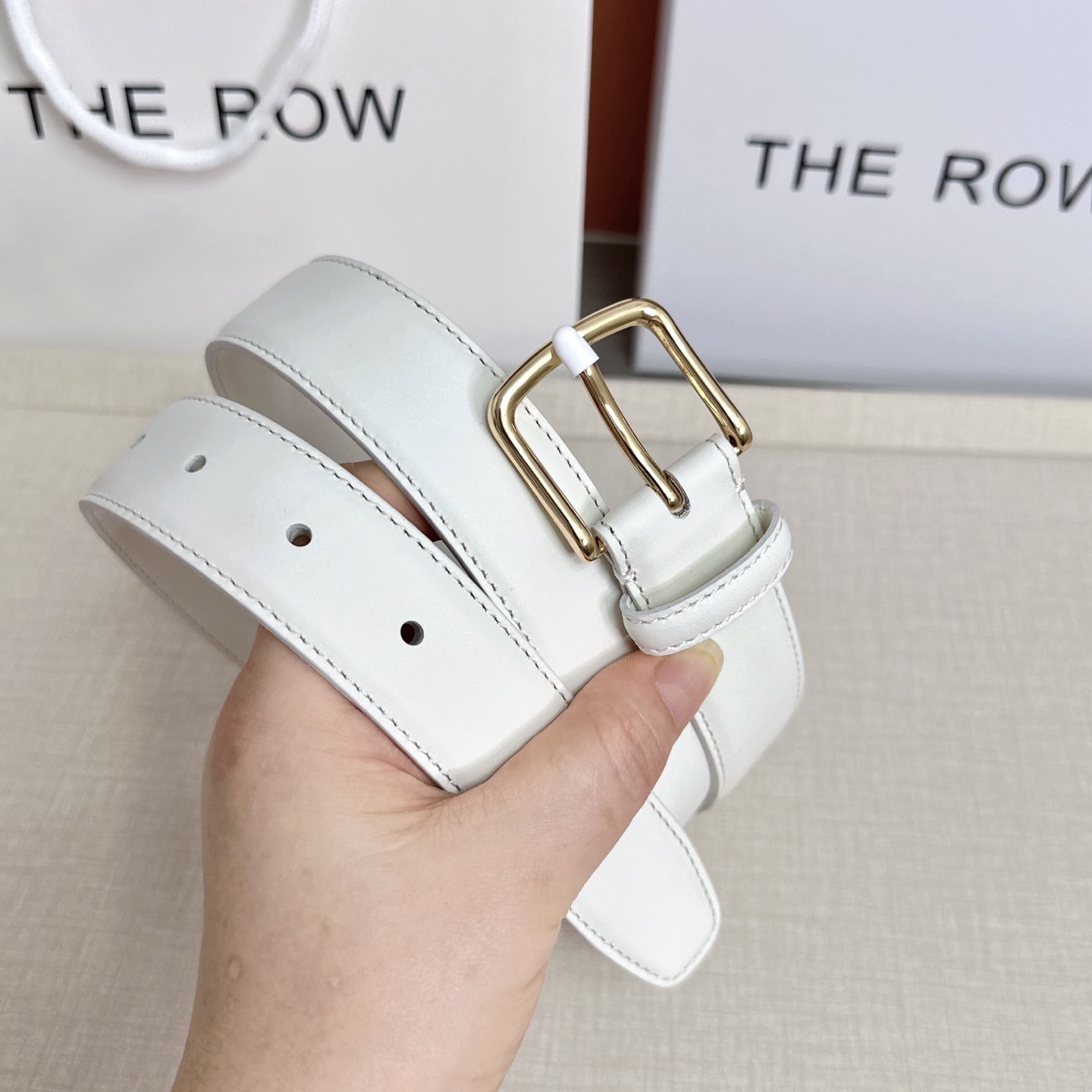 💥💥💥THE ROW 3.0cm腰带，头层牛皮，长度：75.80.85.90.95.100.105.11