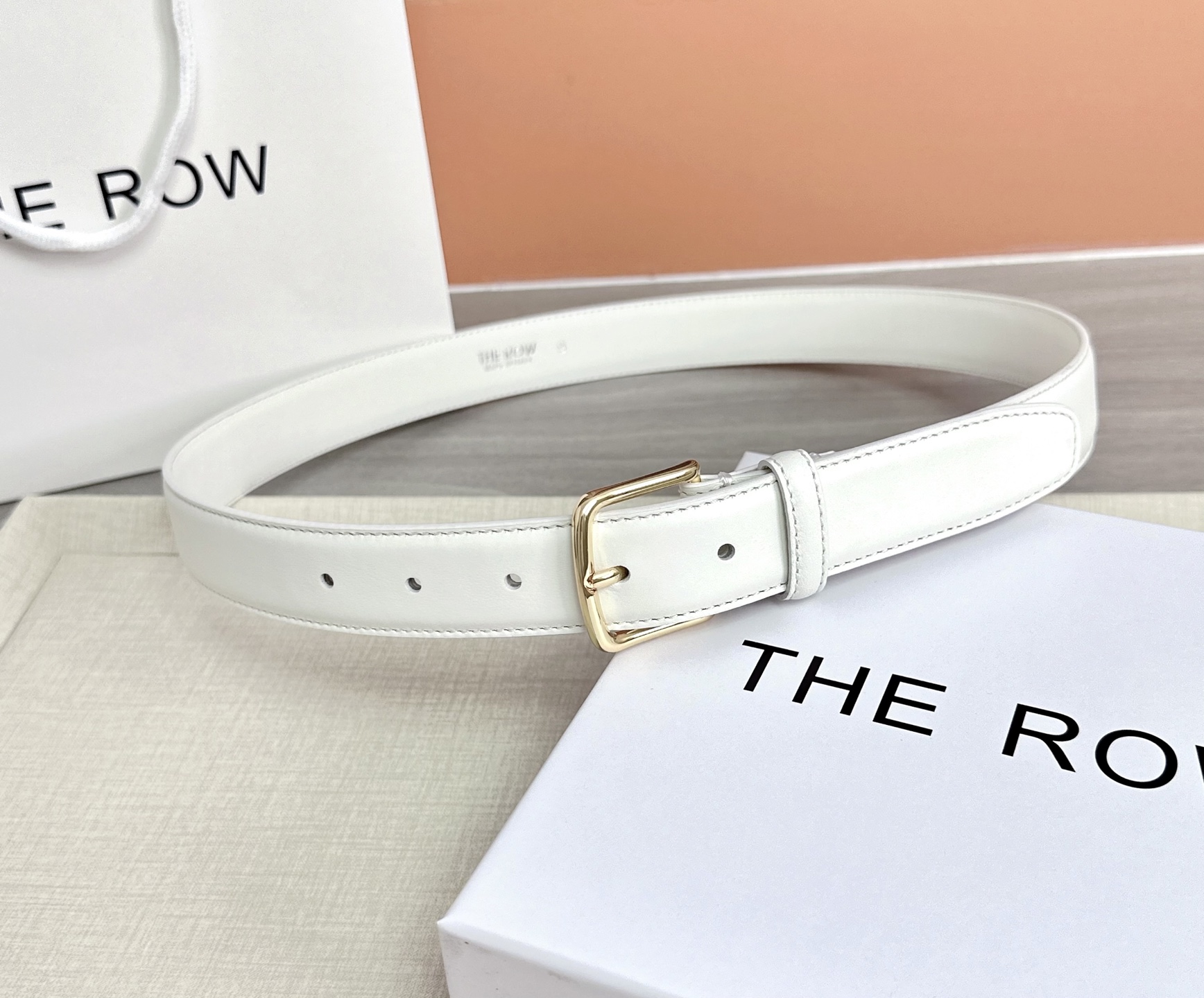 💥💥💥THE ROW 3.0cm腰带，头层牛皮，长度：75.80.85.90.95.100.105.11