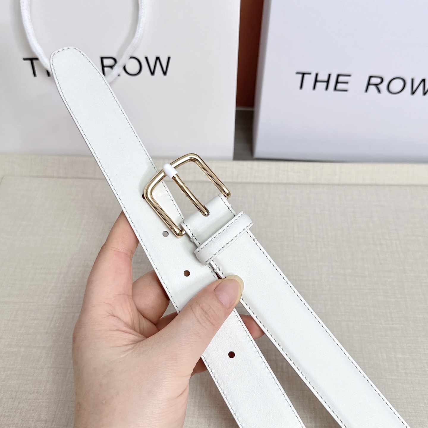 💥💥💥THE ROW 3.0cm腰带，头层牛皮，长度：75.80.85.90.95.100.105.11
