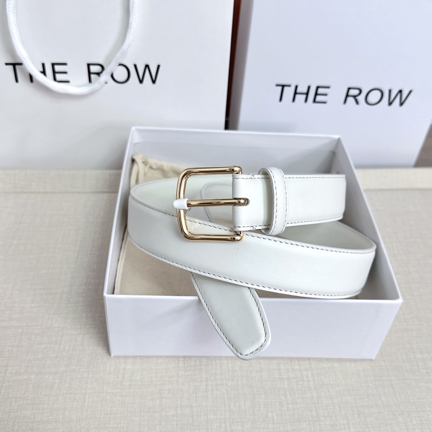 💥💥💥THE ROW 3.0cm腰带，头层牛皮，长度：75.80.85.90.95.100.105.11