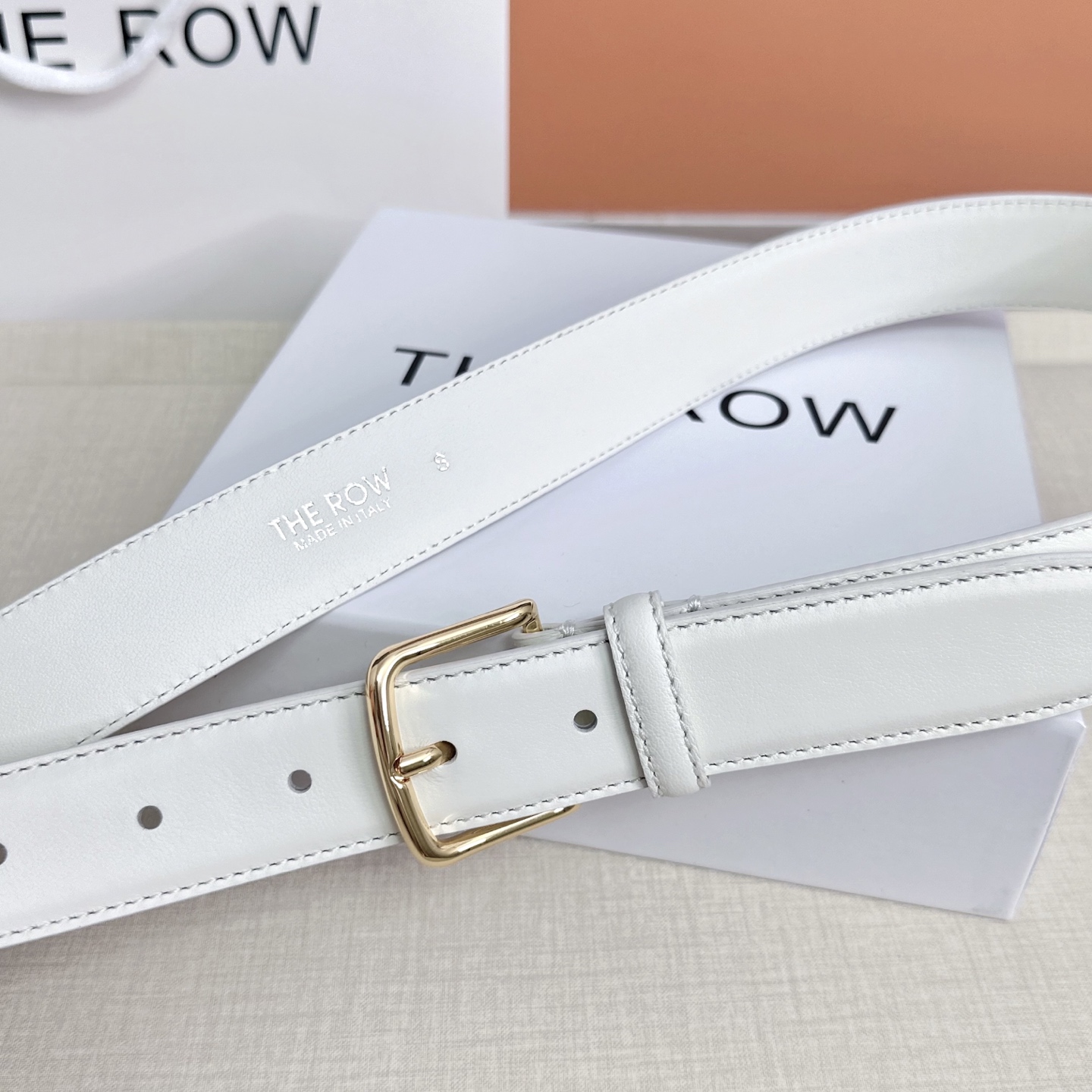 💥💥💥THE ROW 3.0cm腰带，头层牛皮，长度：75.80.85.90.95.100.105.11