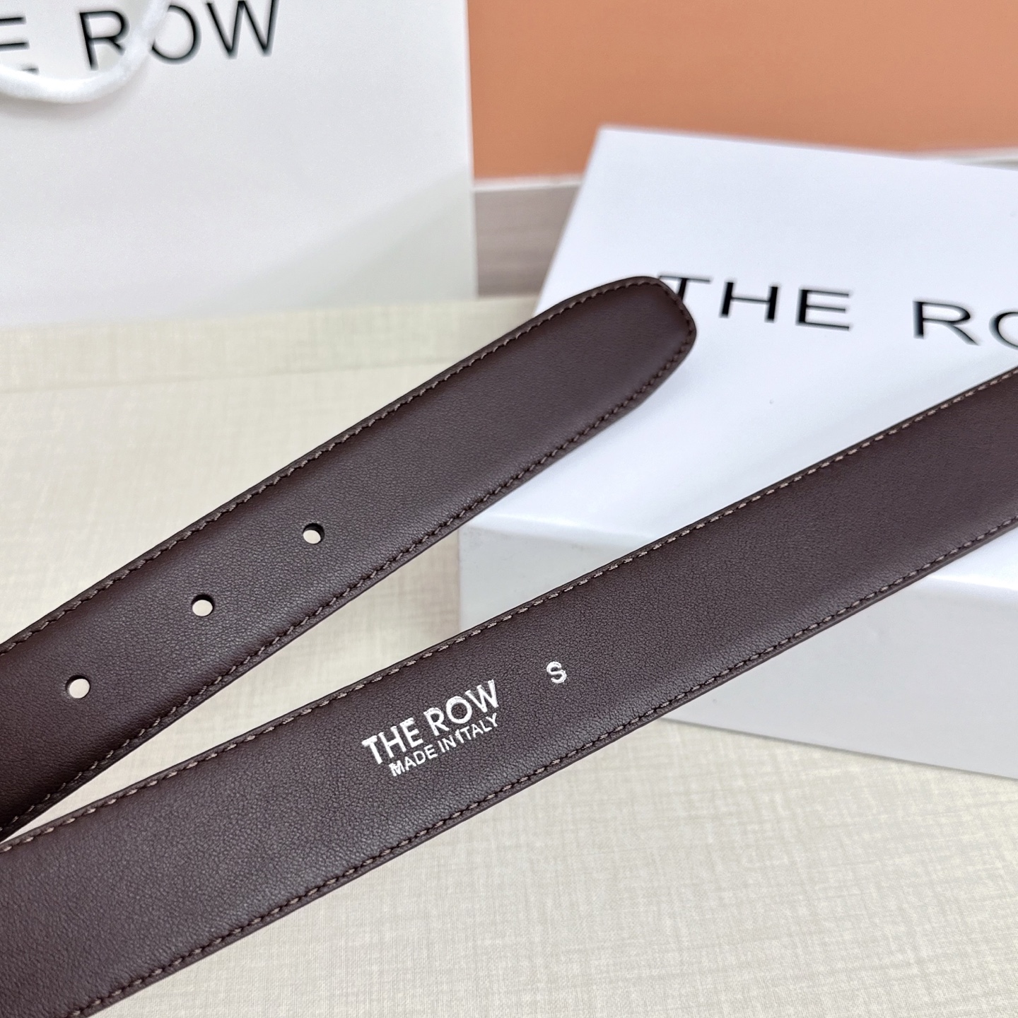 💥💥💥THE ROW 3.0cm腰带，头层牛皮，长度：75.80.85.90.95.100.105.11